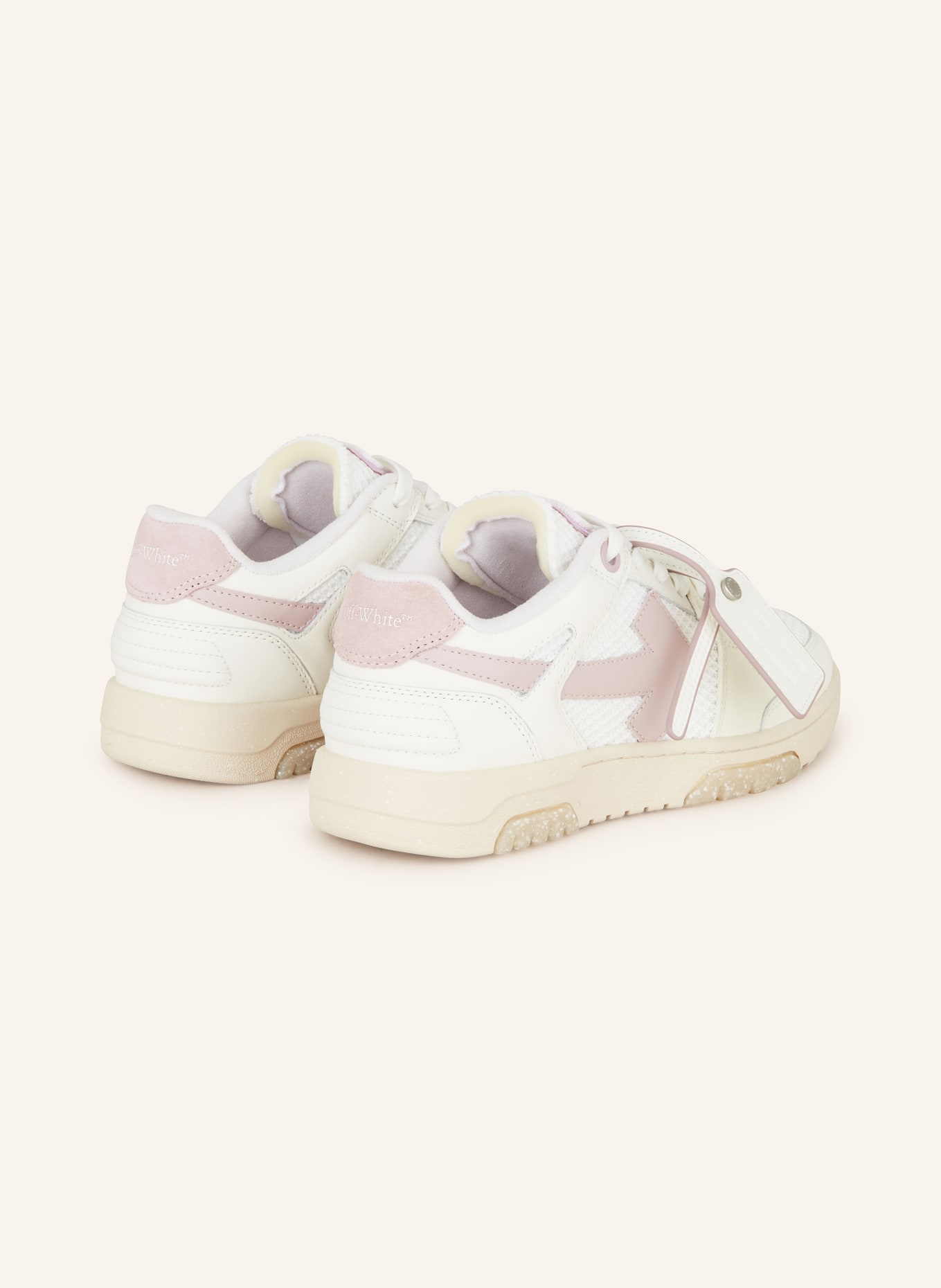Off-White Sneaker SLIM OUT OF OFFICE, Farbe: WEISS/ HELLLILA (Bild 2)