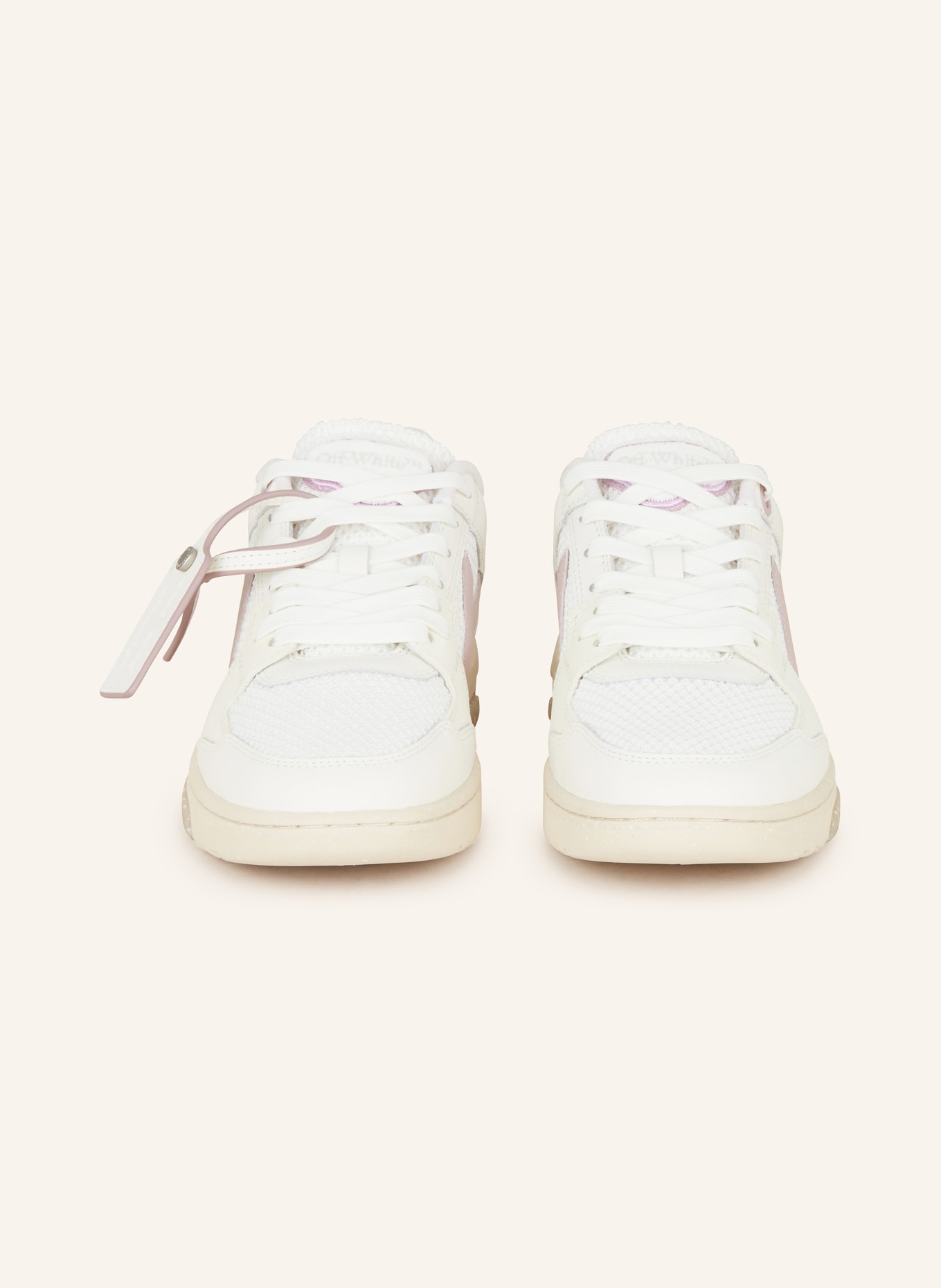 Off-White Sneaker SLIM OUT OF OFFICE, Farbe: WEISS/ HELLLILA (Bild 3)