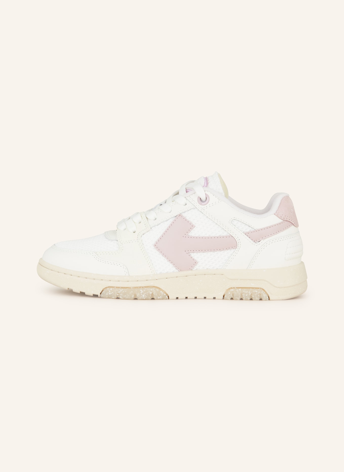 Off-White Sneaker SLIM OUT OF OFFICE, Farbe: WEISS/ HELLLILA (Bild 4)
