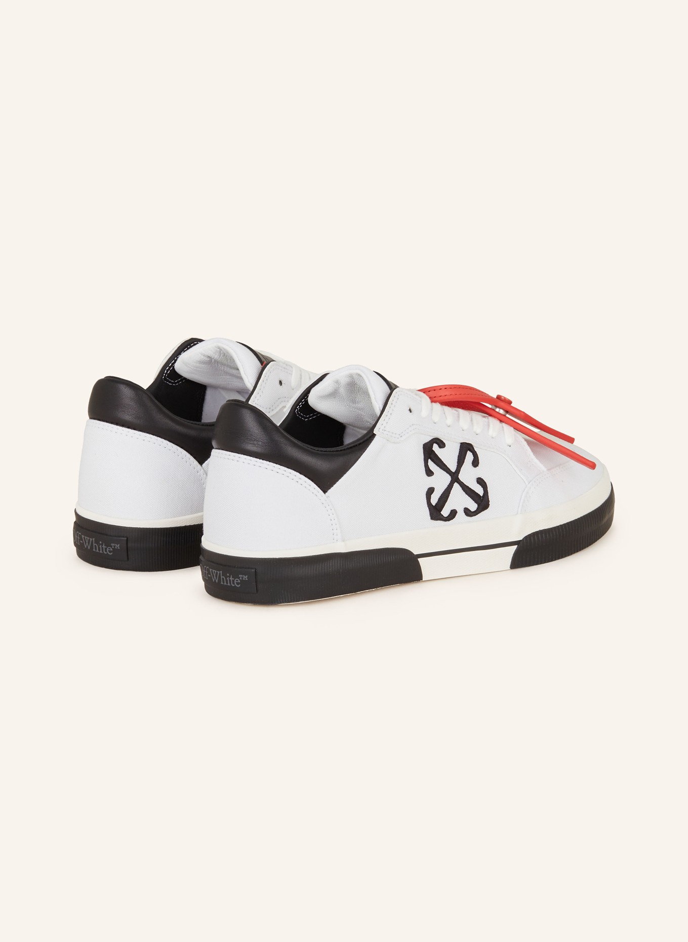 Off-White Sneakers NEW LOW VULCANIZED, Color: WHITE/ BLACK (Image 2)