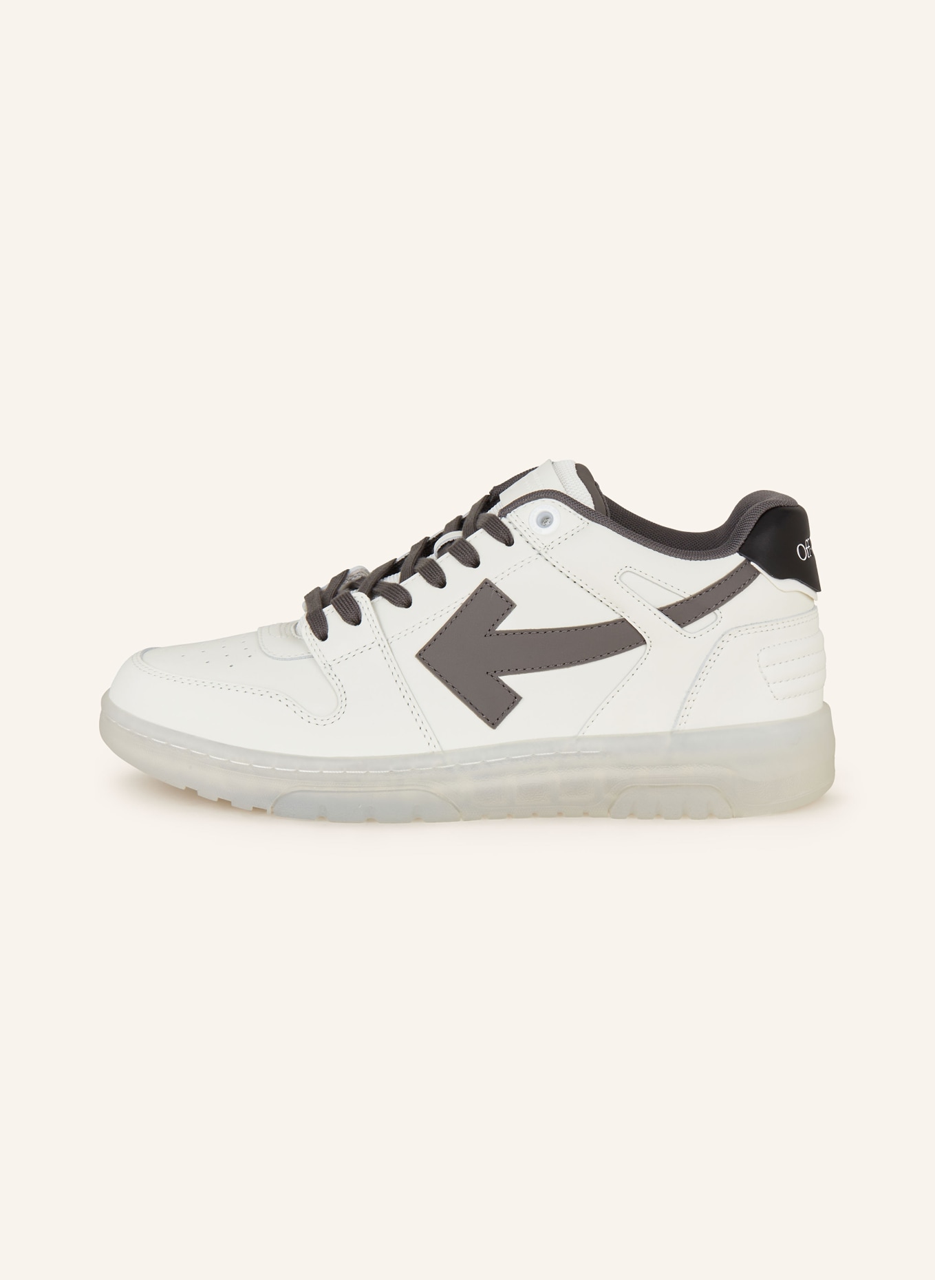 Off-White Sneaker OUT OF OFFICE, Farbe: WEISS/ DUNKELGRAU (Bild 4)