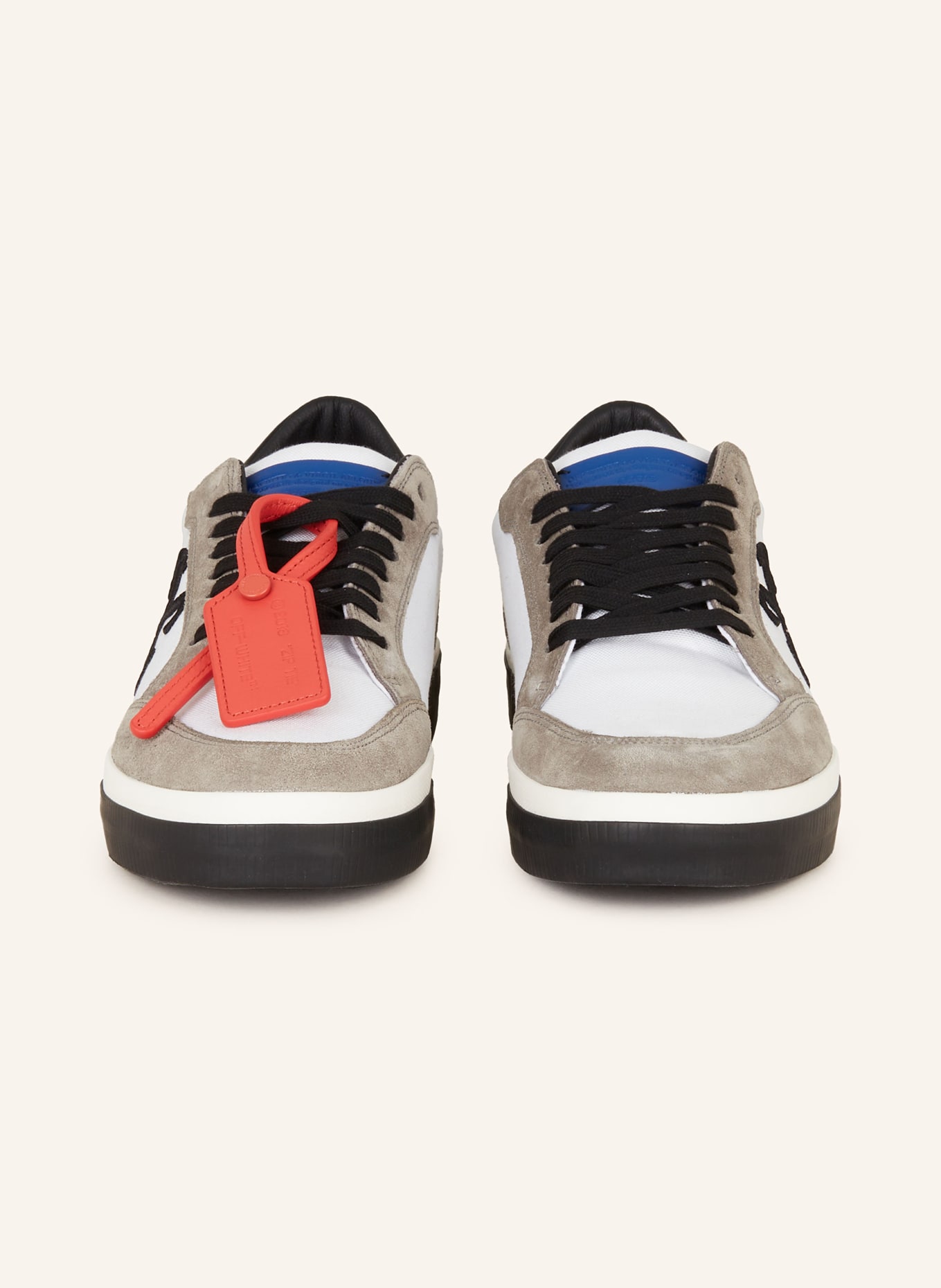 Off-White Sneakers NEW LOW VULCANIZED, Color: WHITE/ GRAY/ BLACK (Image 3)