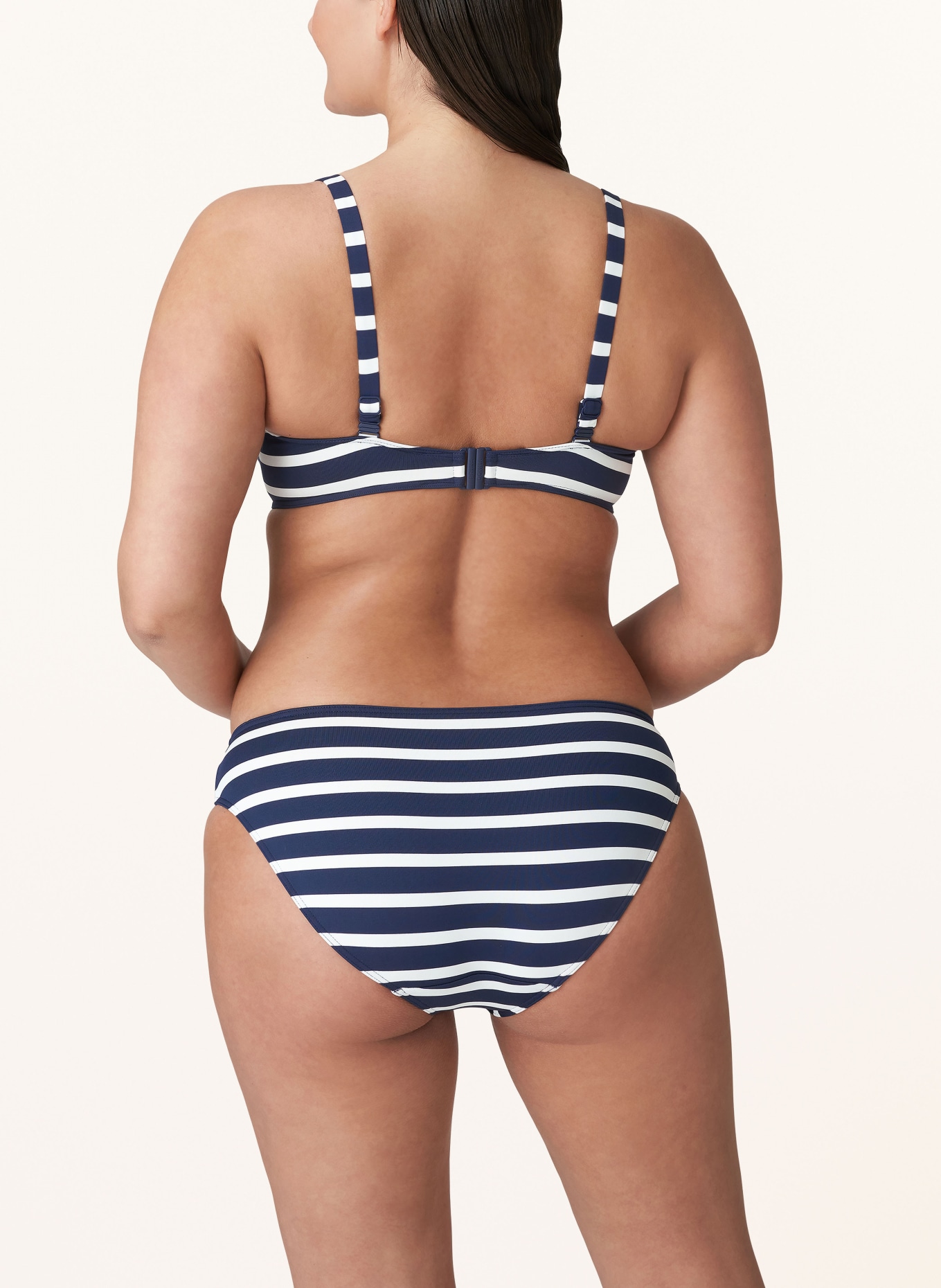 PrimaDonna Basic-Bikini-Hose NAYARIT, Farbe: DUNKELBLAU/ WEISS (Bild 3)
