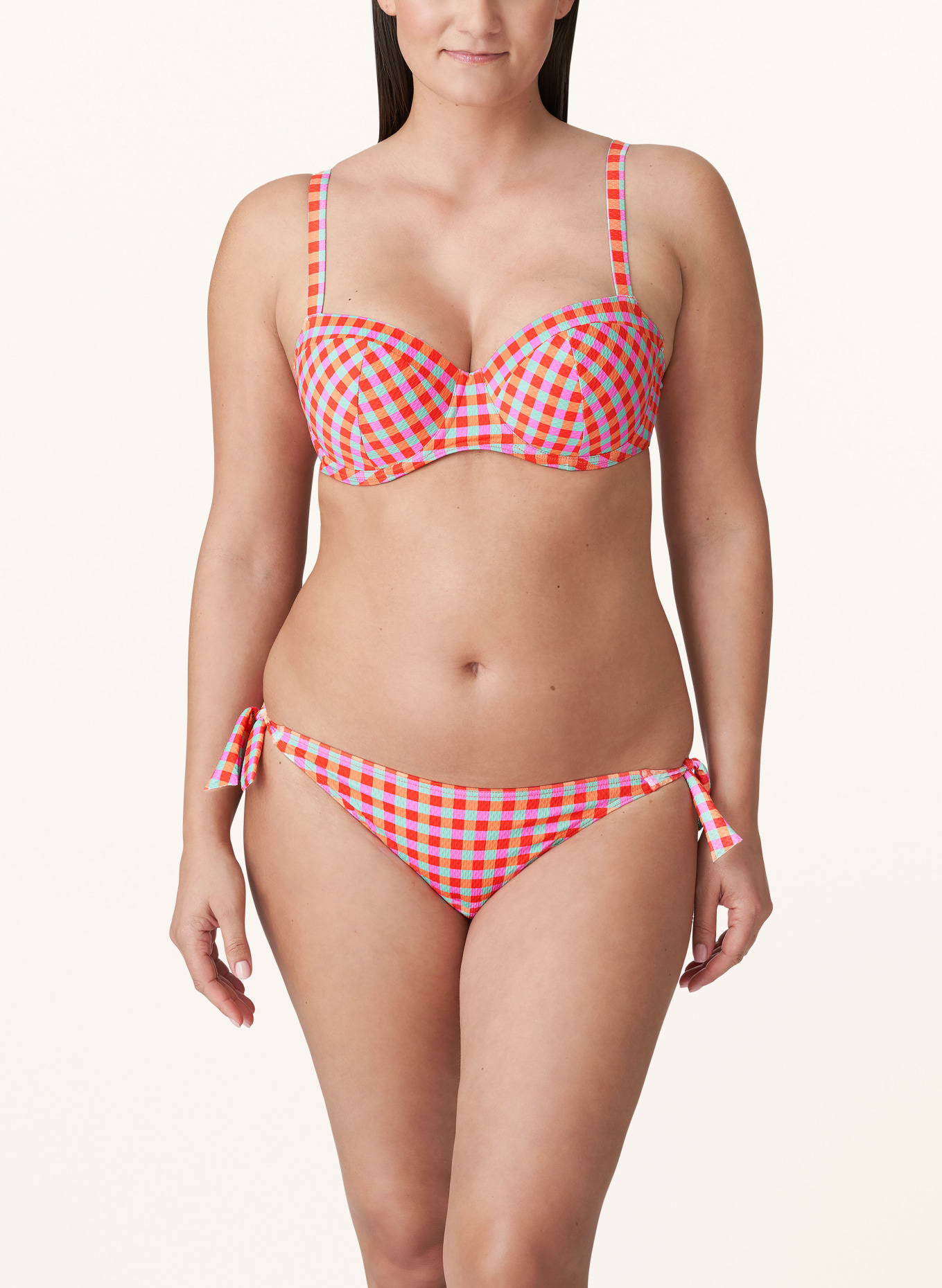 PrimaDonna Triangle bikini bottoms MARIVAL, Color: ORANGE/ MINT/ PINK (Image 2)
