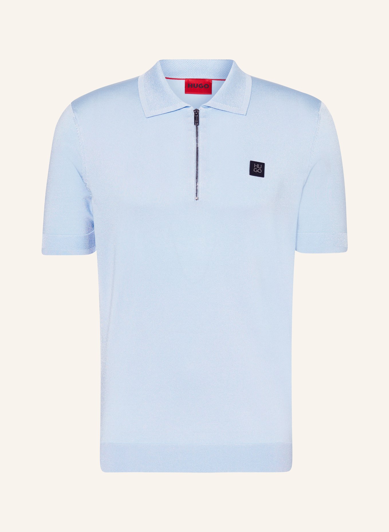 HUGO Jersey-Poloshirt SAYFONG, Farbe: HELLBLAU (Bild 1)