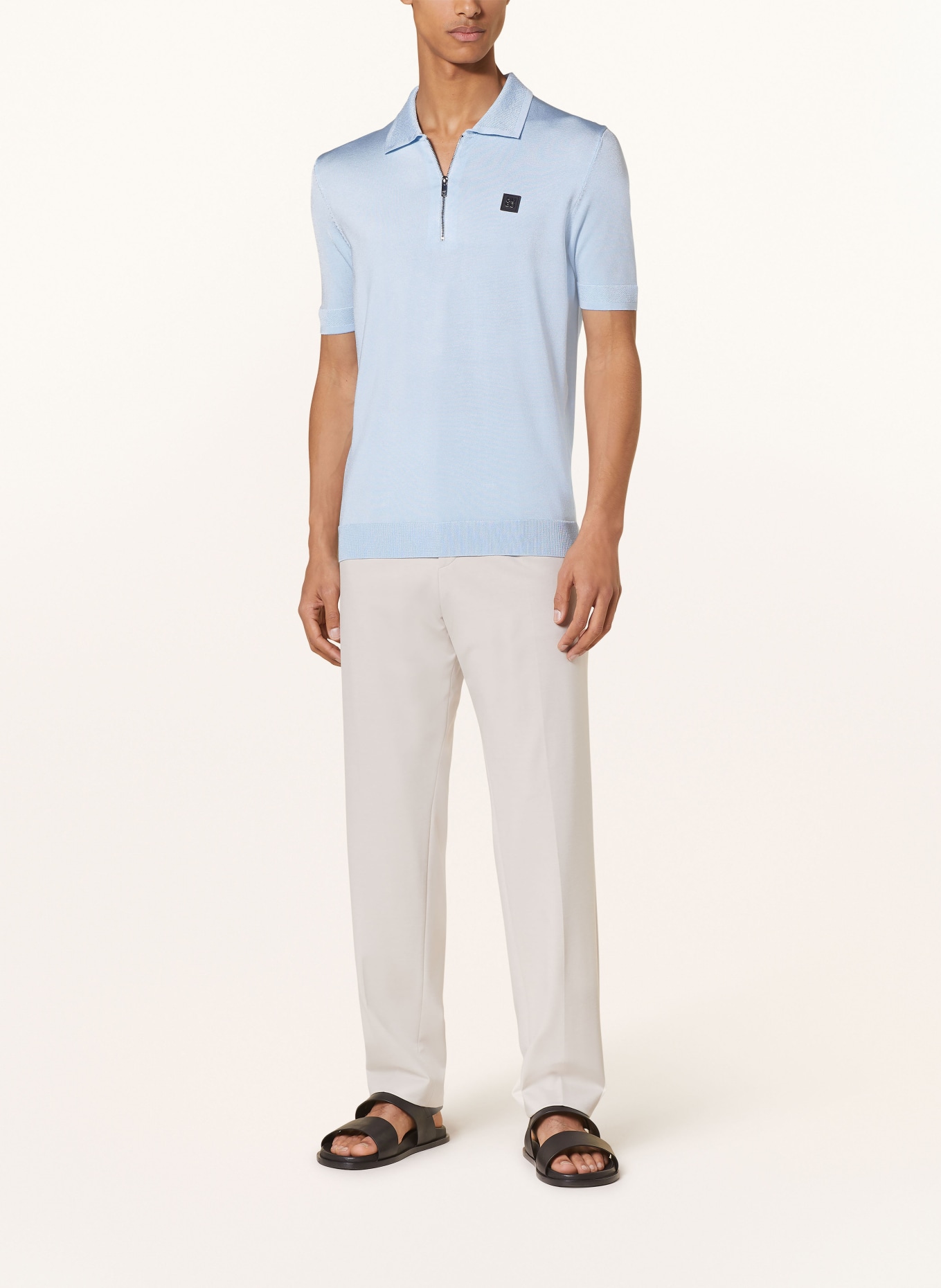 HUGO Jersey-Poloshirt SAYFONG, Farbe: HELLBLAU (Bild 2)