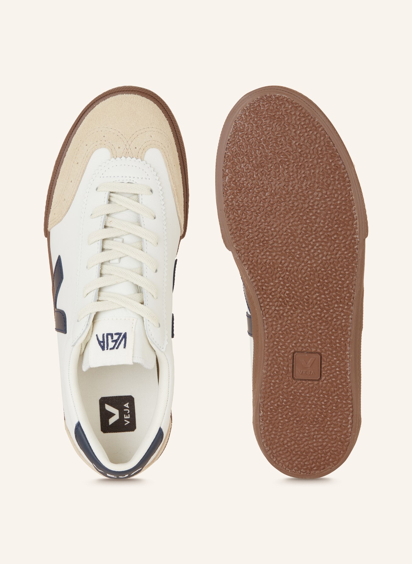 VEJA Sneakers VOLLEY, Color: WHITE/ BEIGE/ DARK BLUE (Image 5)