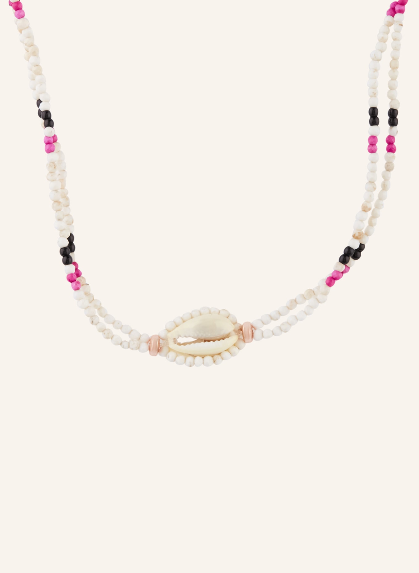 ISABEL MARANT Halskette, Farbe: ECRU/ FUCHSIA/ SCHWARZ (Bild 1)