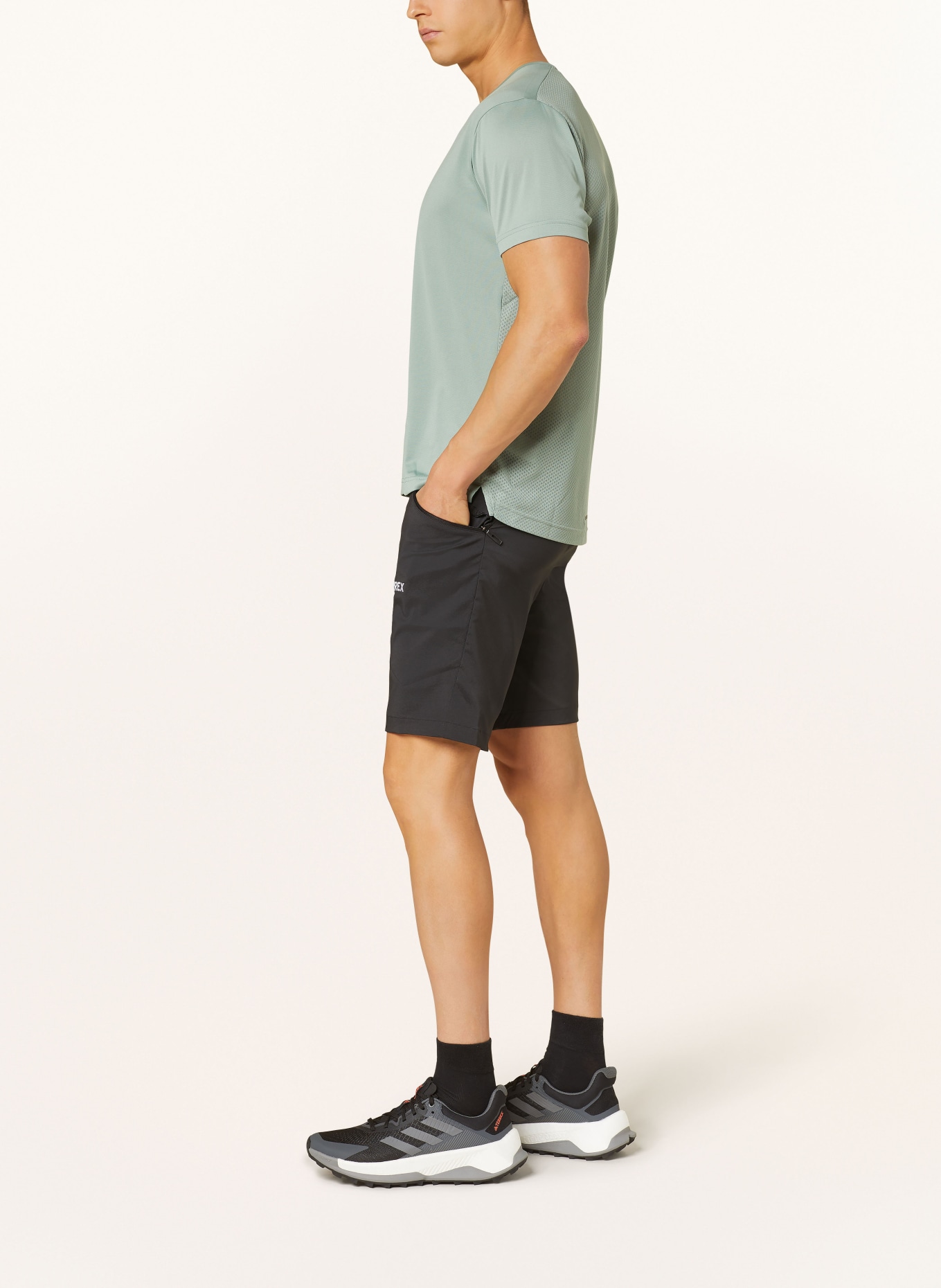 adidas TERREX Trekking shorts, Color: BLACK (Image 4)