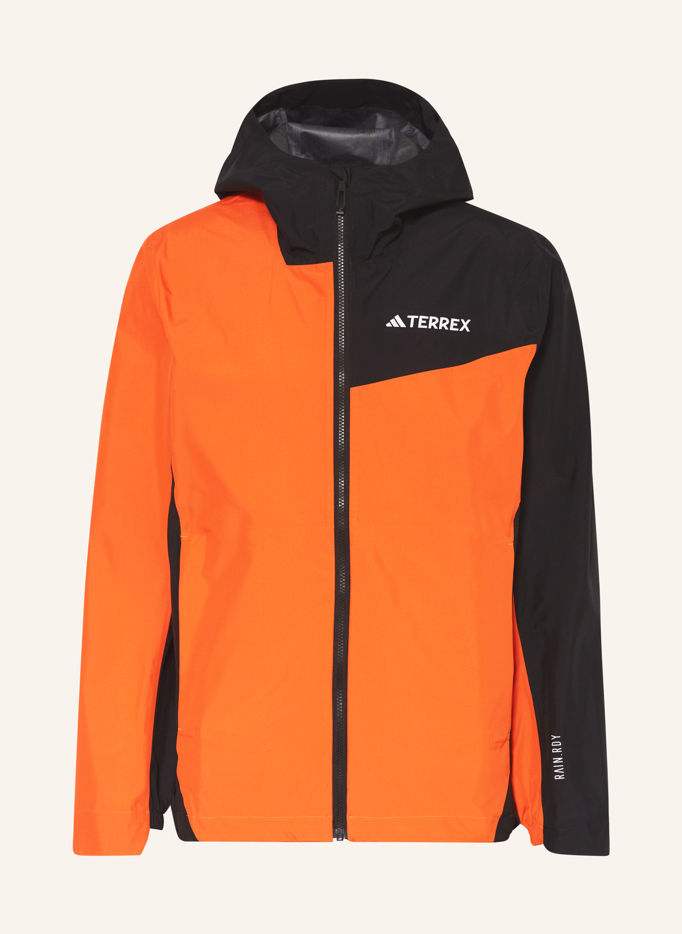 adidas TERREX Rain jacket TERREX MULTI, Color: BLACK/ ORANGE (Image 1)