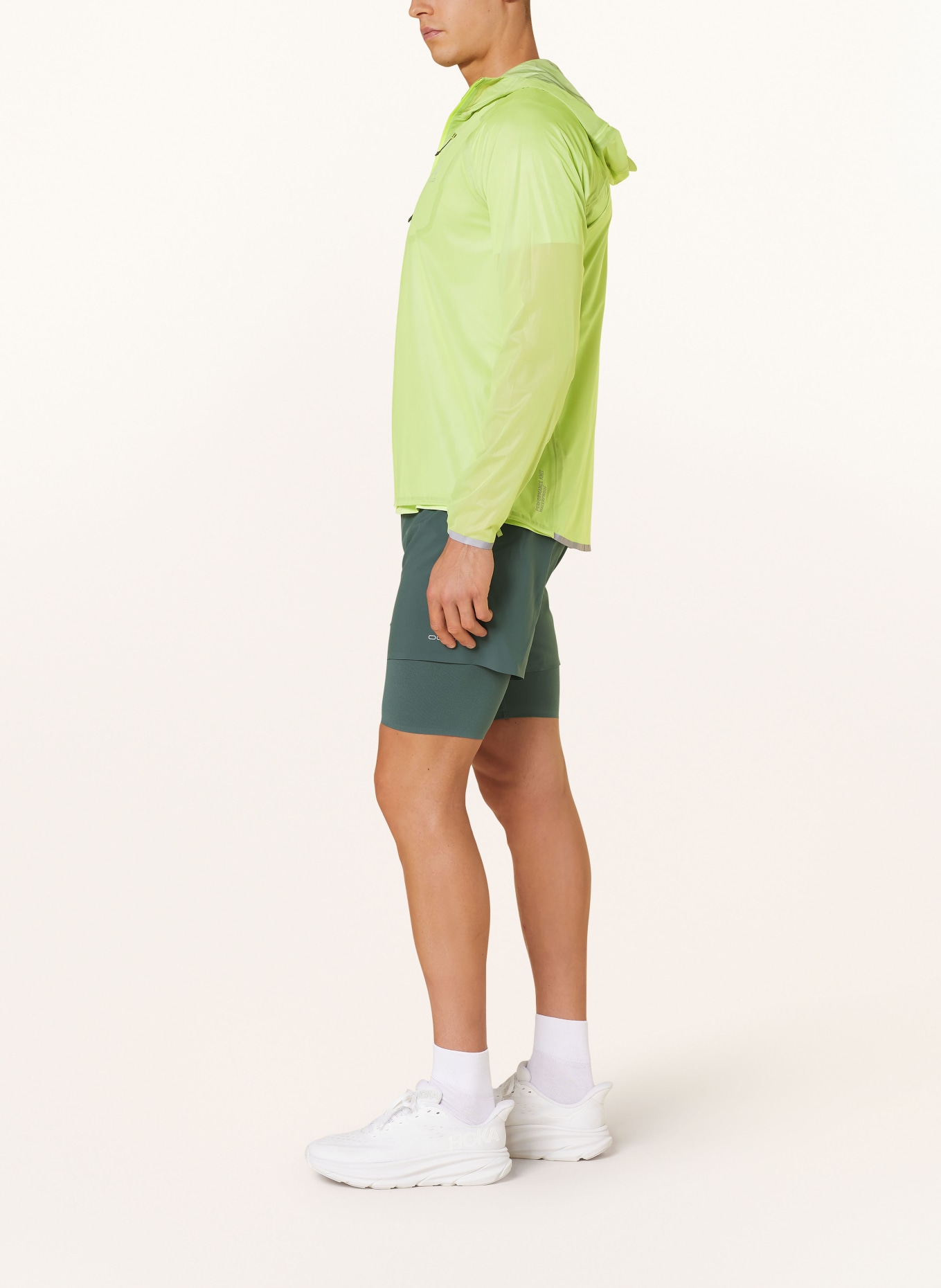 odlo Running jacket ZEROWEIGHT, Color: LIGHT GREEN (Image 4)