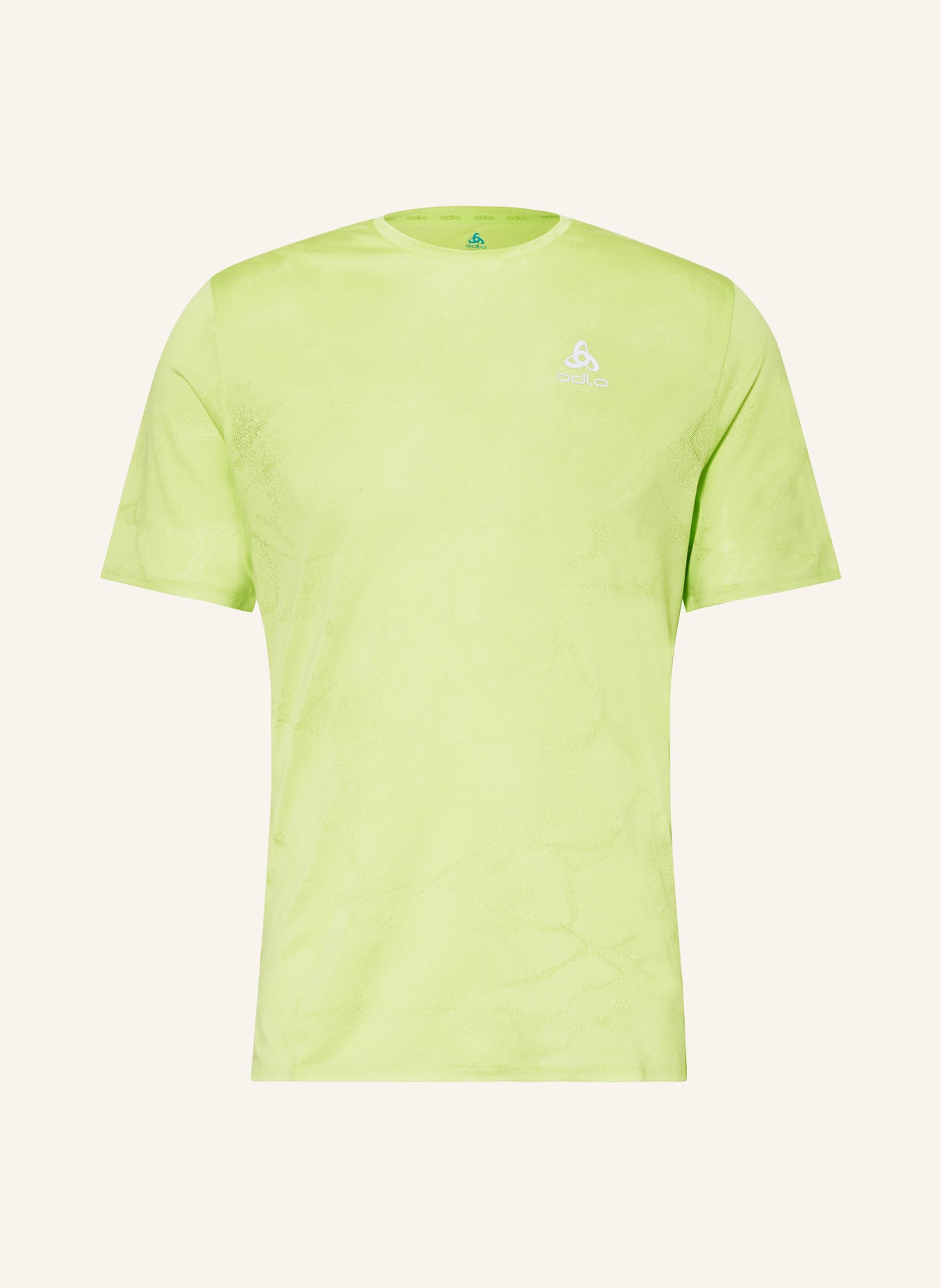 odlo Running shirt ZEROWEIGHT, Color: NEON GREEN (Image 1)