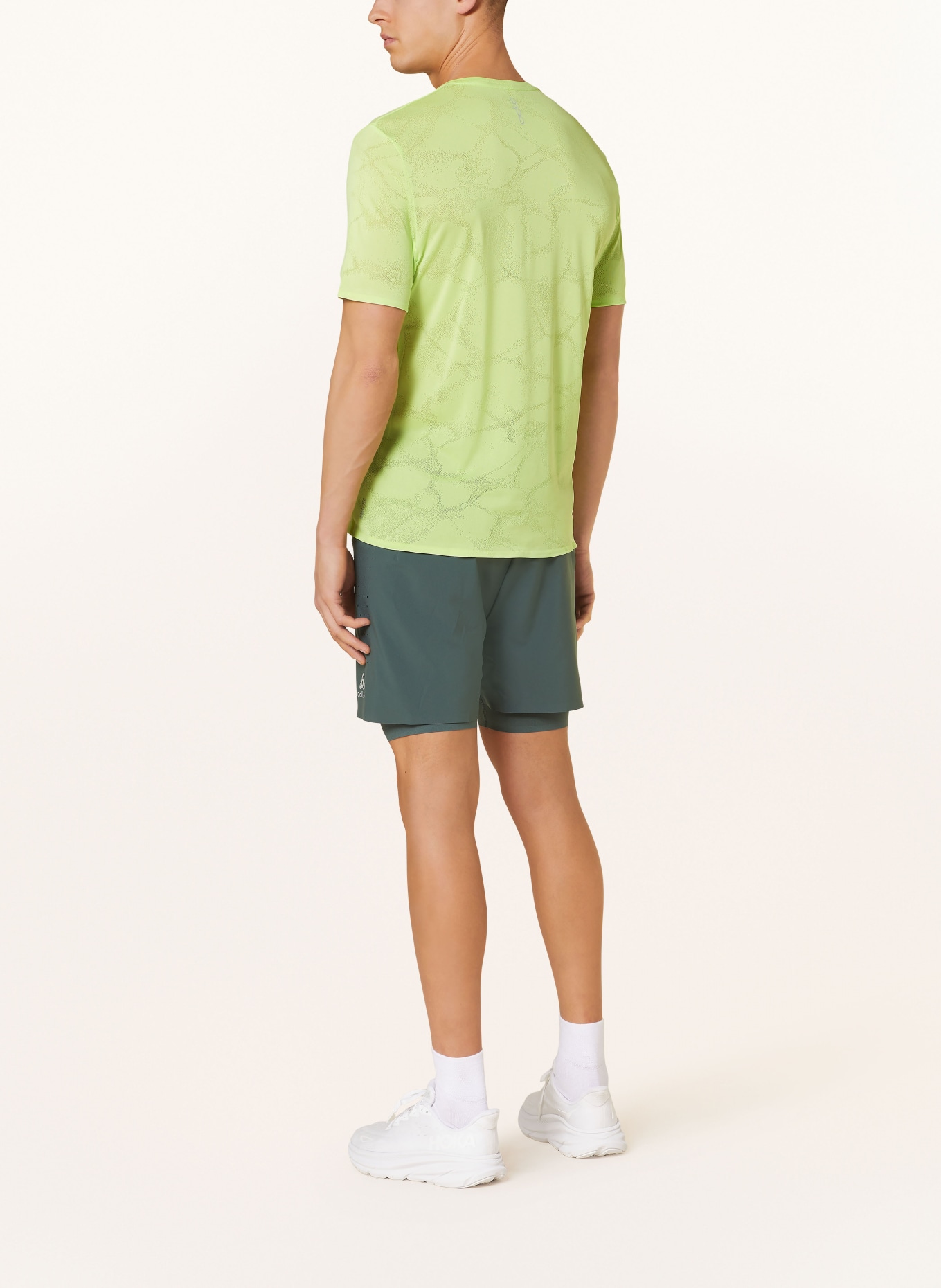 odlo Running shirt ZEROWEIGHT, Color: NEON GREEN (Image 3)