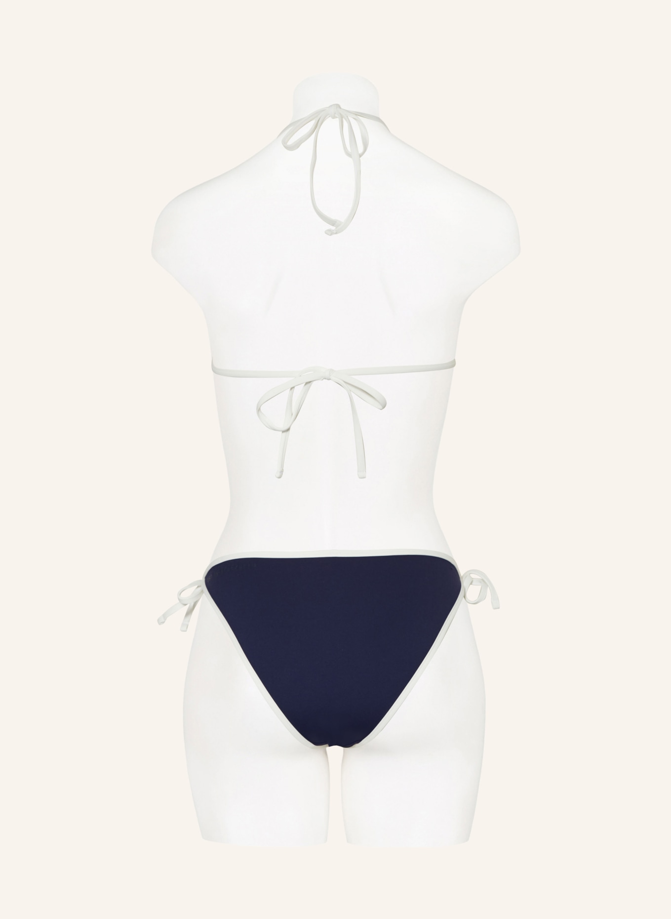 Marc O'Polo Triangel-Bikini-Hose, Farbe: DUNKELBLAU/ WEISS (Bild 3)
