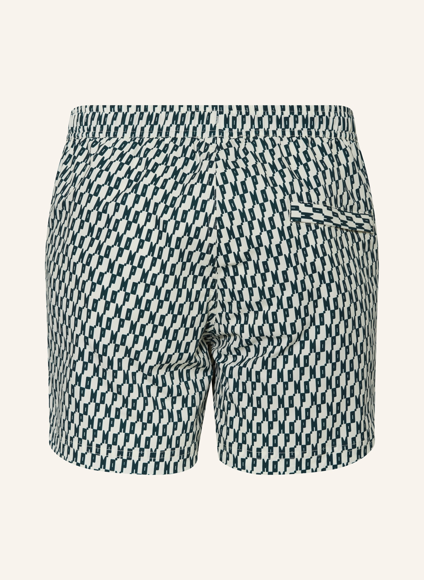 Marc O'Polo Swim shorts, Color: GREEN/ ECRU (Image 2)