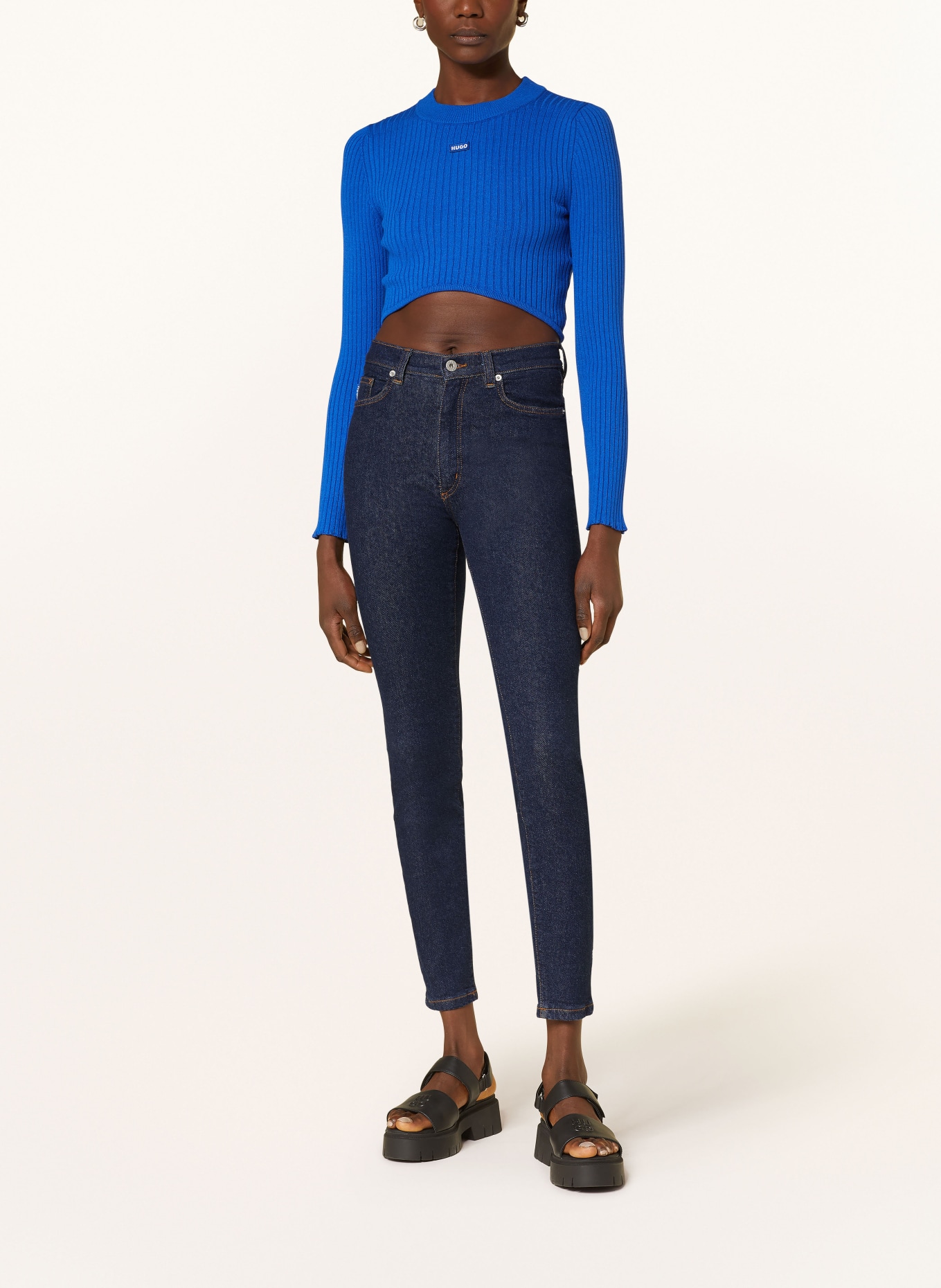 HUGO BLUE Skinny jeans MALU B, Color: DARK BLUE (Image 2)