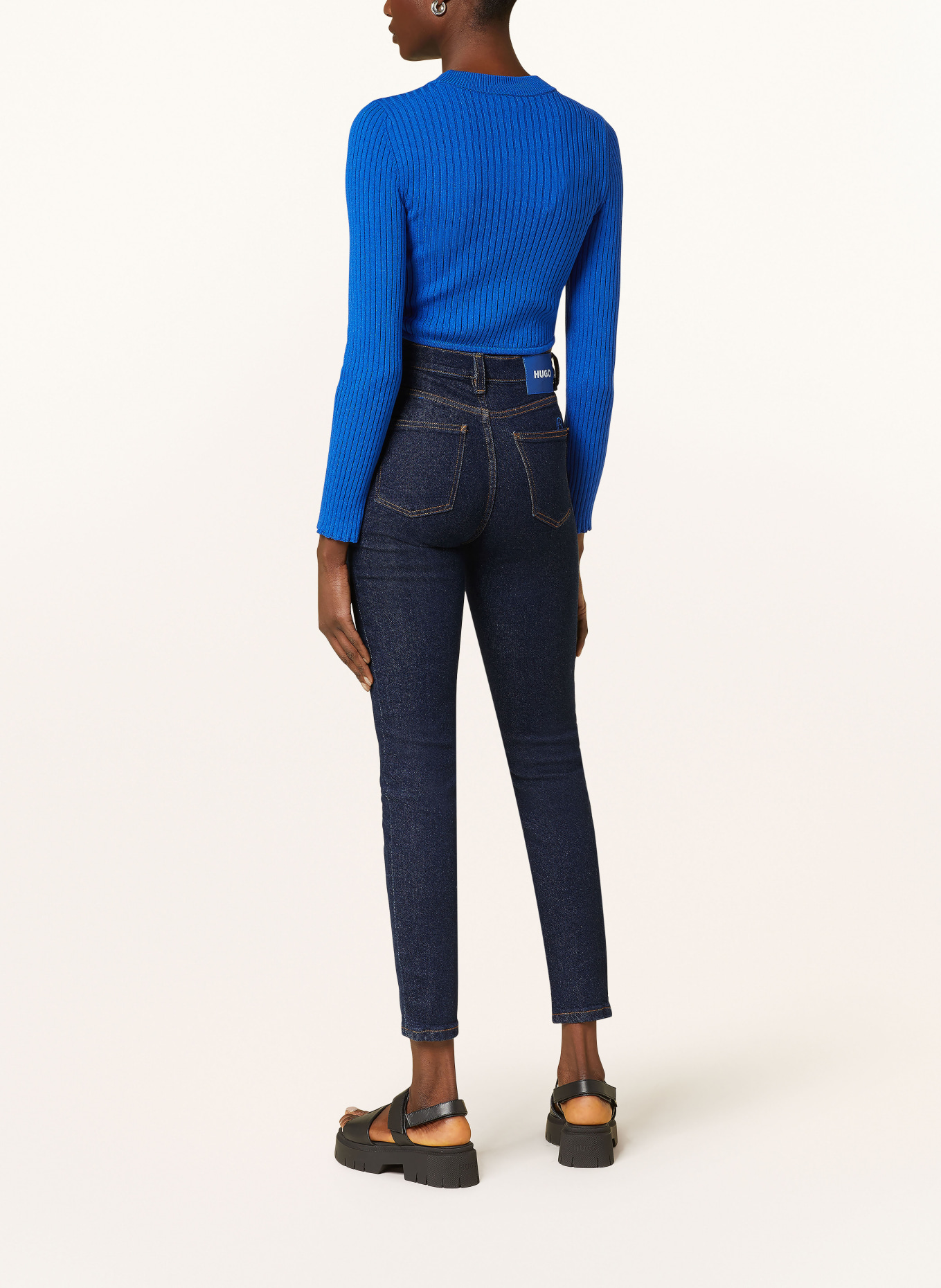 HUGO BLUE Skinny Jeans MALU B, Farbe: DUNKELBLAU (Bild 3)
