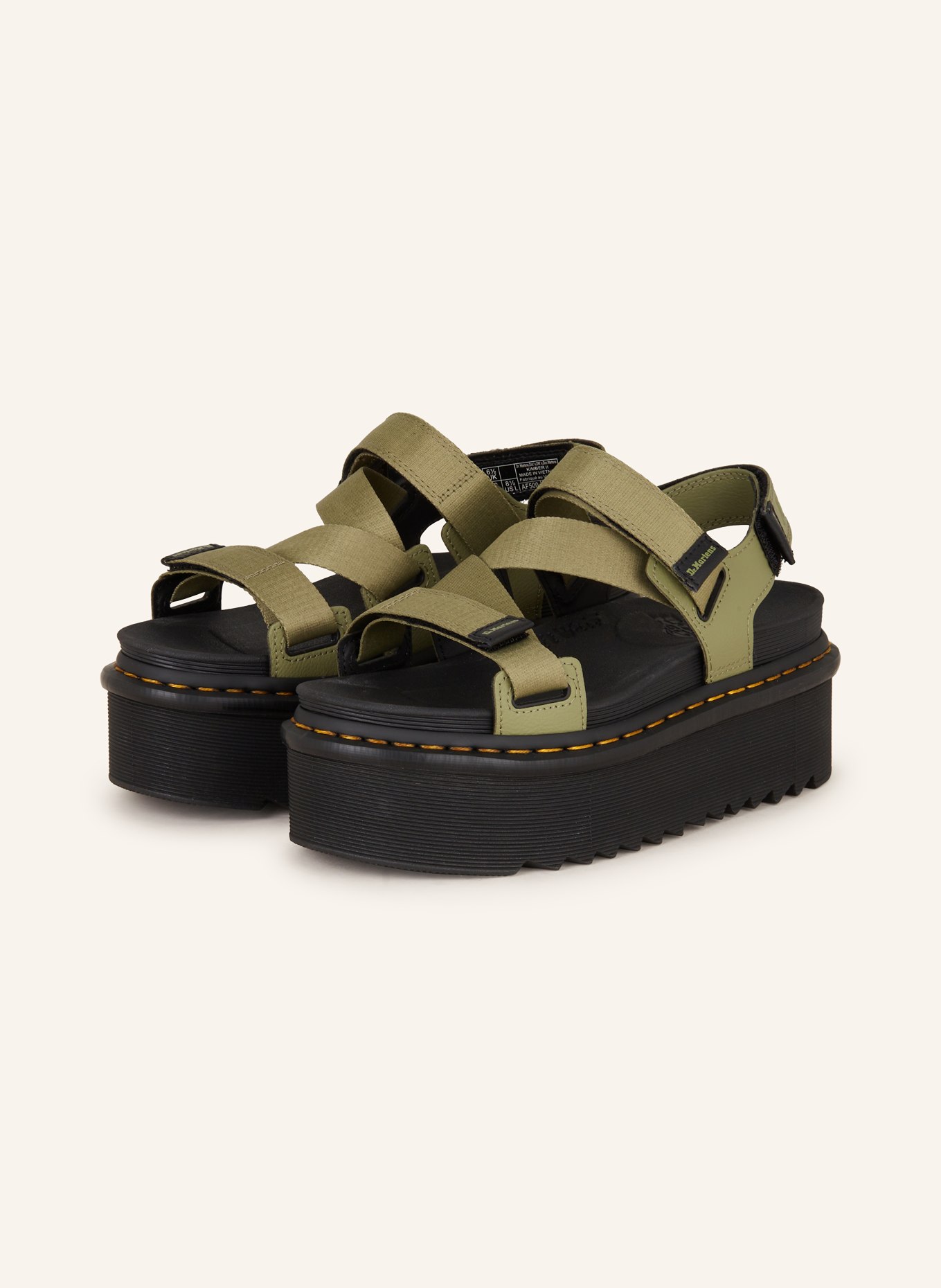 Dr. Martens Platform sandals, Color: OLIVE (Image 1)