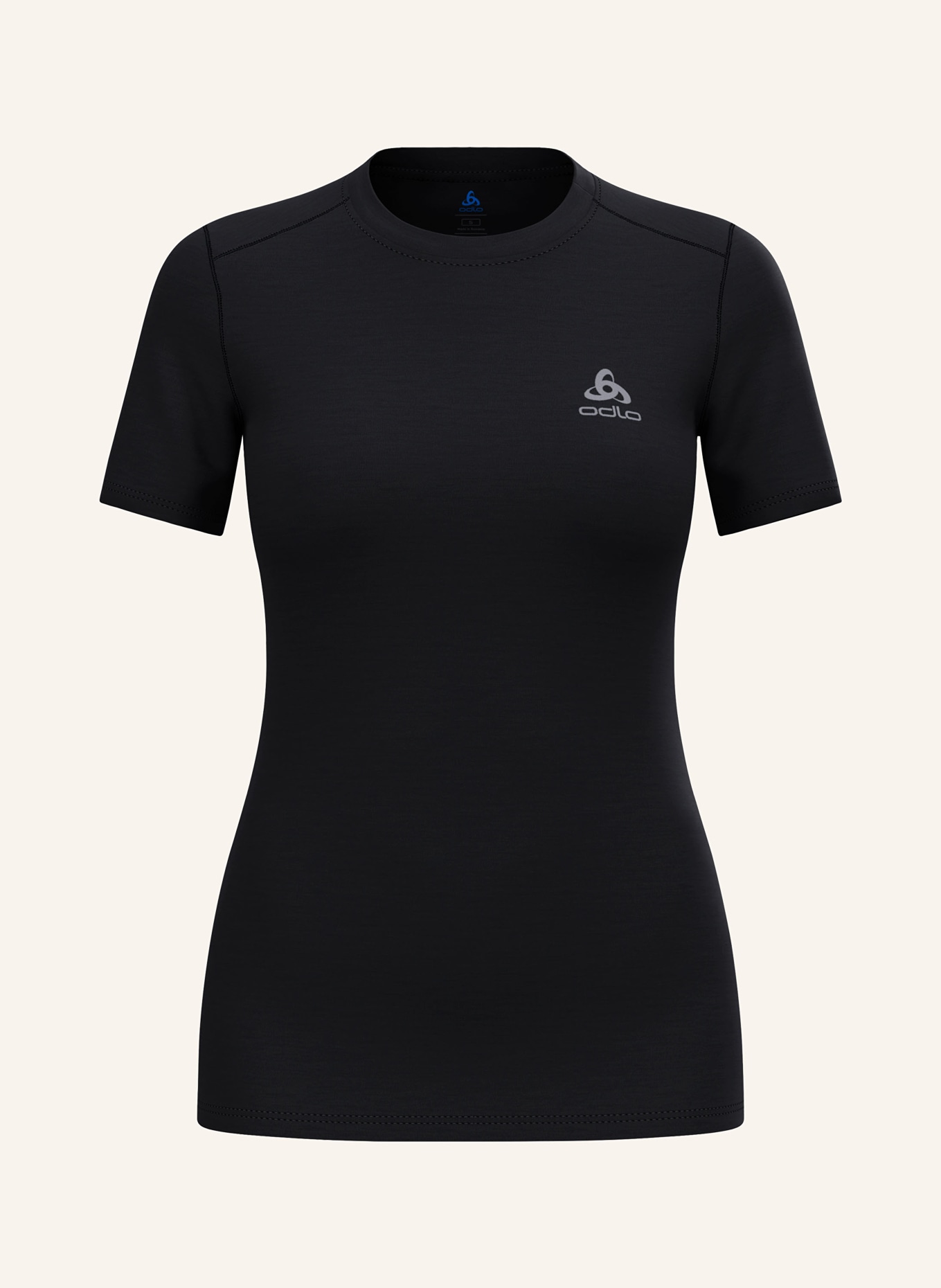 odlo Funktionswäsche-Shirt NATURAL MERINO 160 aus Merinowolle, Farbe: SCHWARZ (Bild 1)