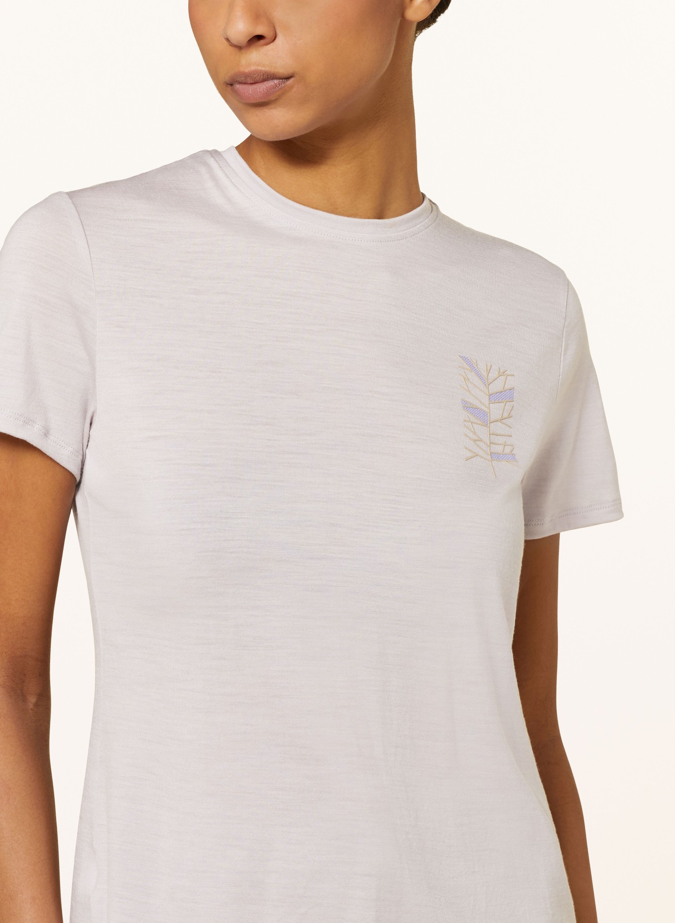 odlo T-shirt ASCENT MERINO 160 z wełny merino, Kolor: BLADORÓŻOWY (Obrazek 4)