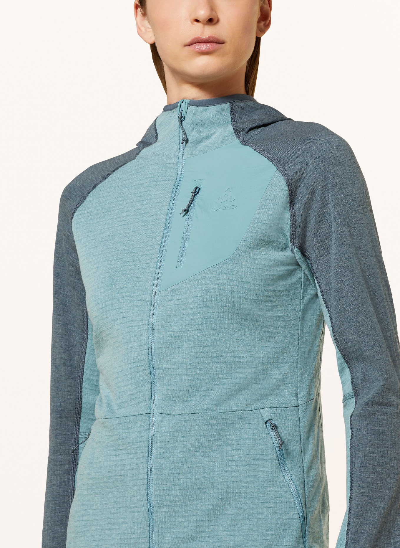 odlo Midlayer jacket ASCENT, Color: MINT (Image 5)