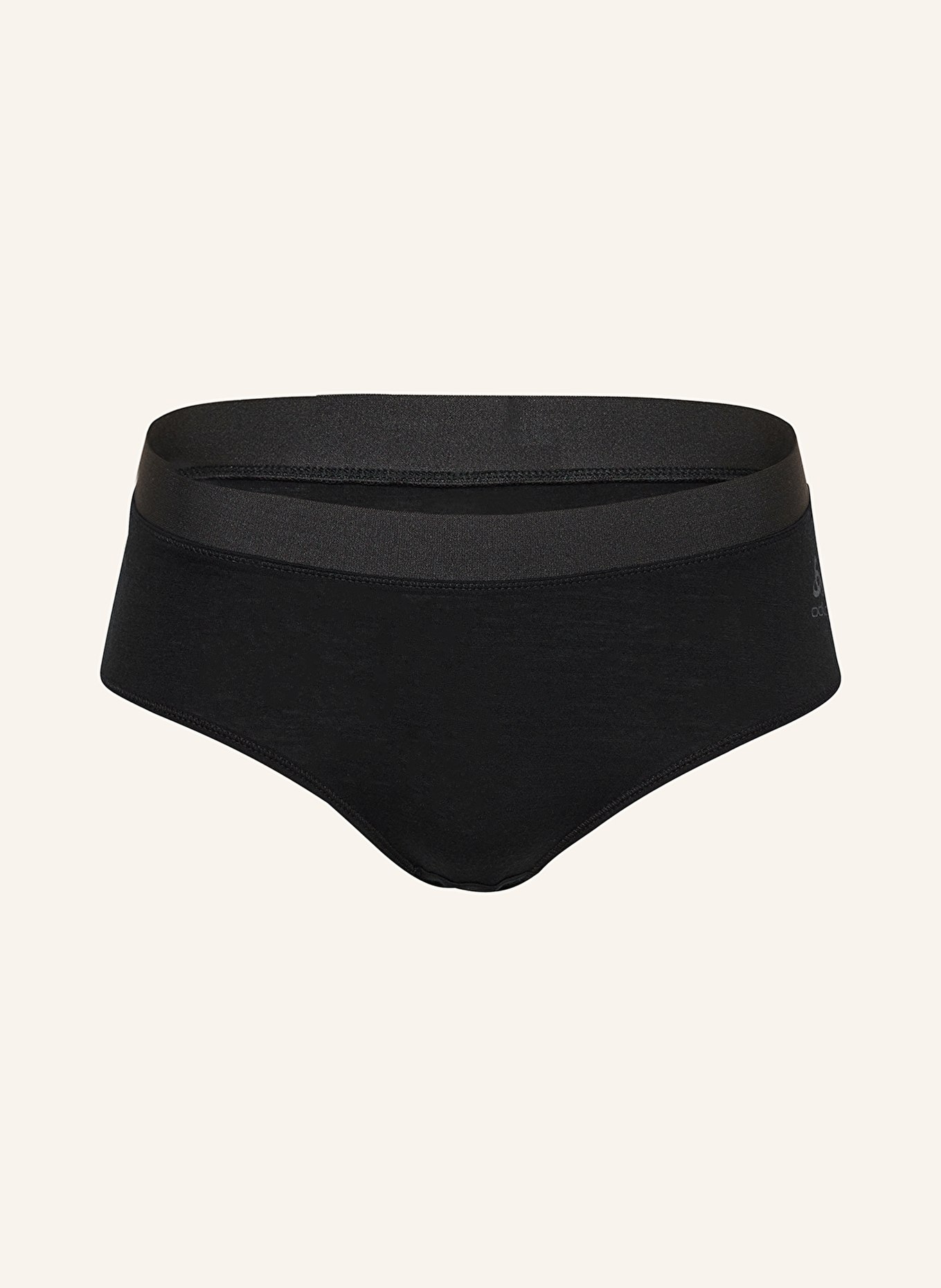 odlo Functional underwear briefs NATURAL MERINO 160 made of merino wool, Color: BLACK (Image 1)