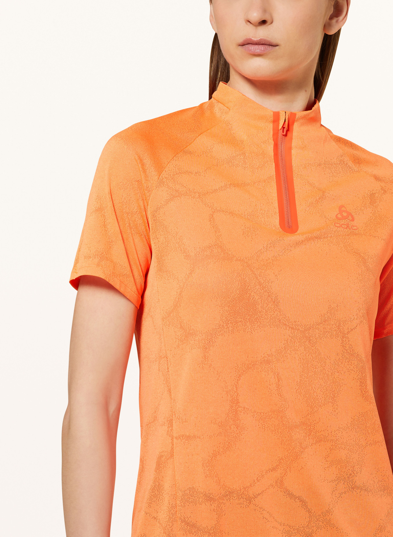 odlo Funktions-Poloshirt ASCENT CHILLTEC, Farbe: NEONORANGE (Bild 4)