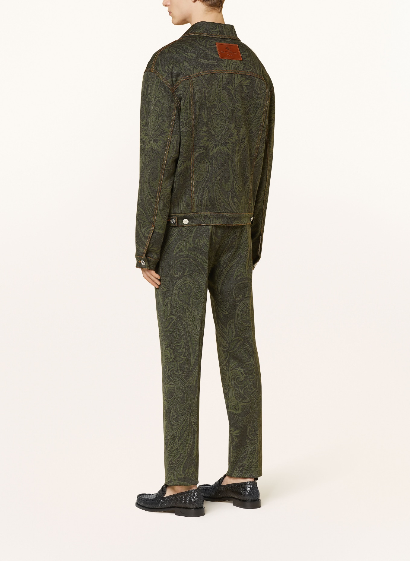 ETRO Trousers regular fit, Color: GREEN/ DARK GREEN/ KHAKI (Image 3)