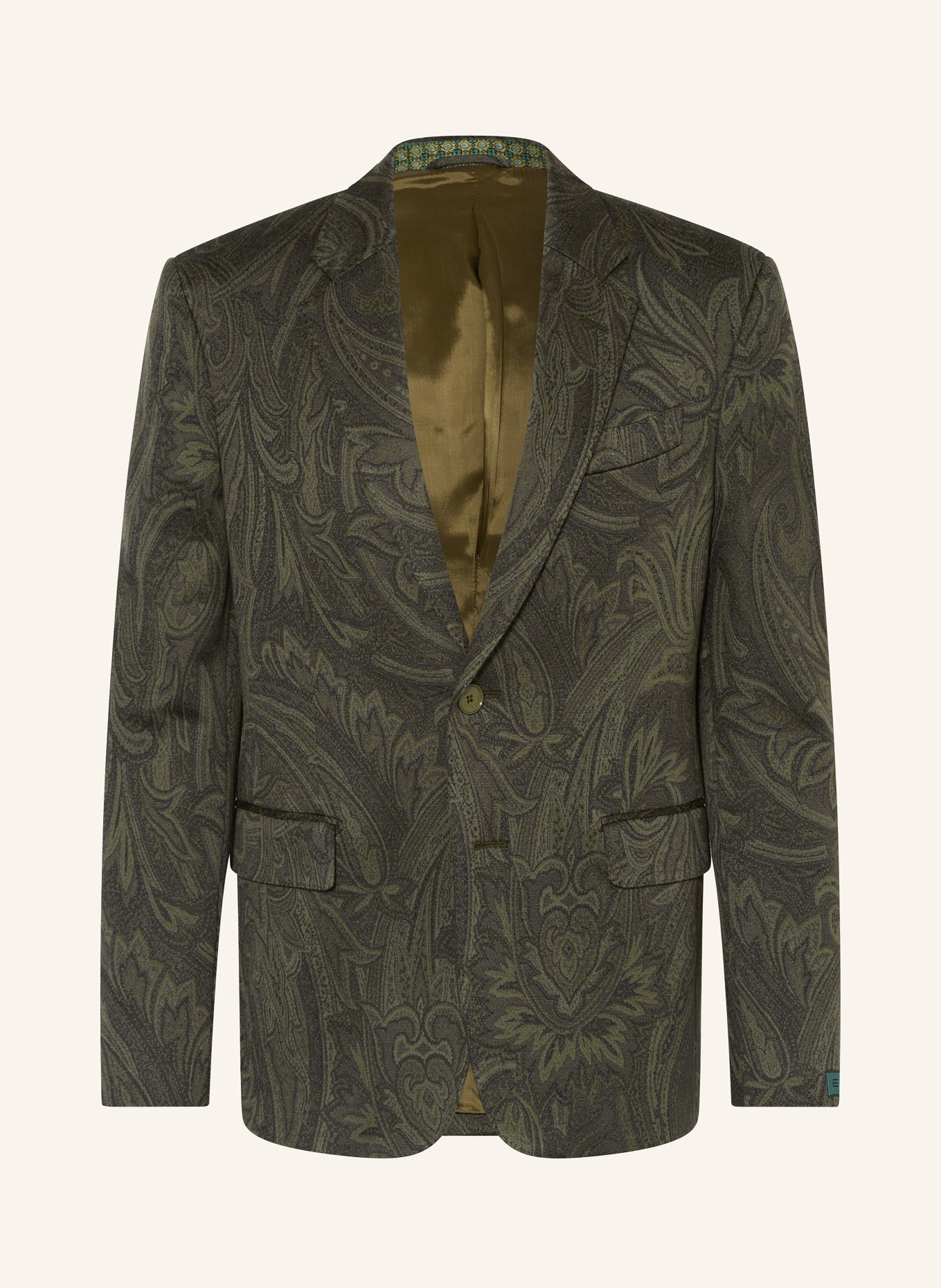 ETRO Jacquard jacket regular fit, Color: DARK GREEN/ GREEN (Image 1)