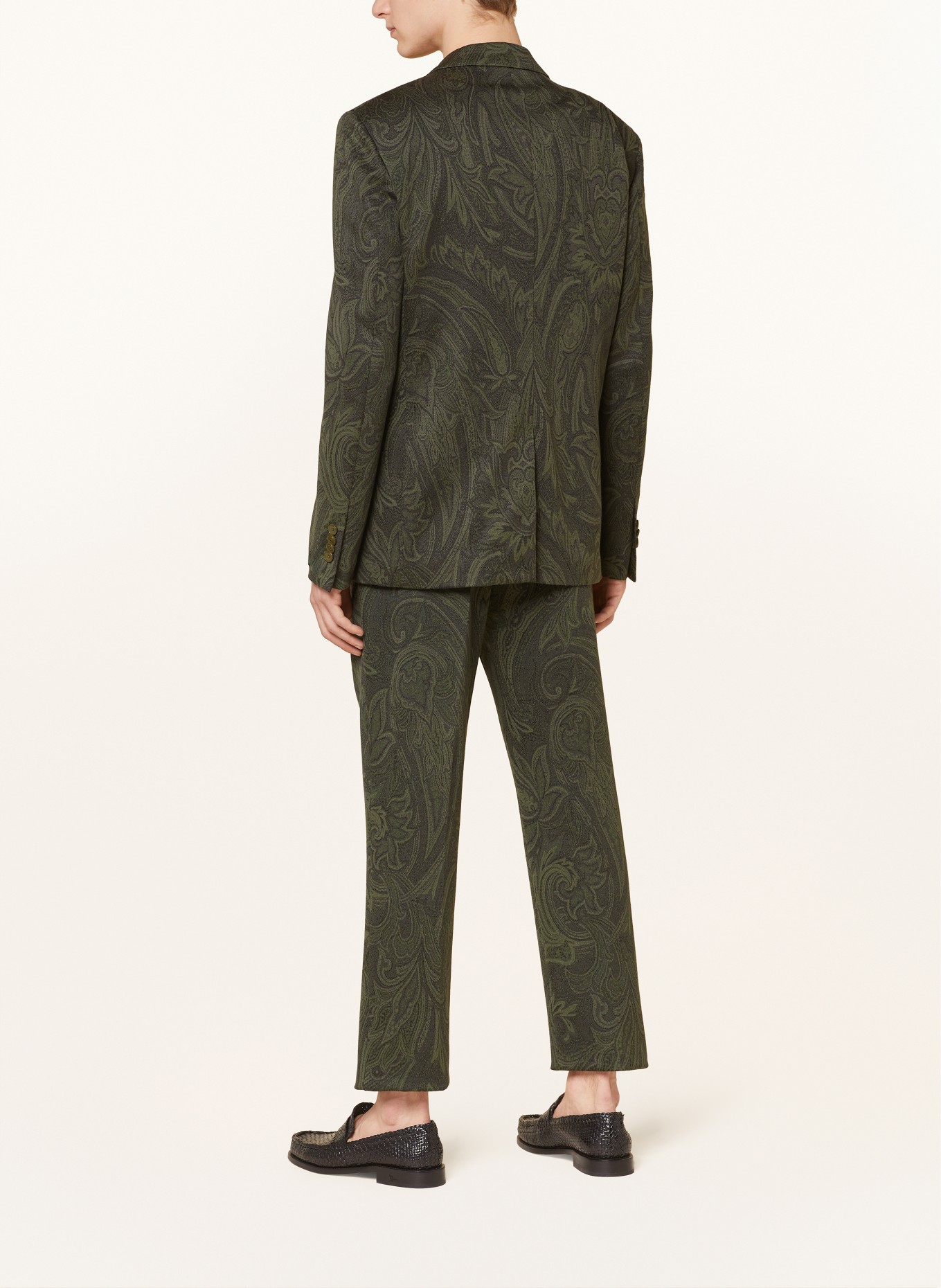 ETRO Jacquard jacket regular fit, Color: DARK GREEN/ GREEN (Image 3)