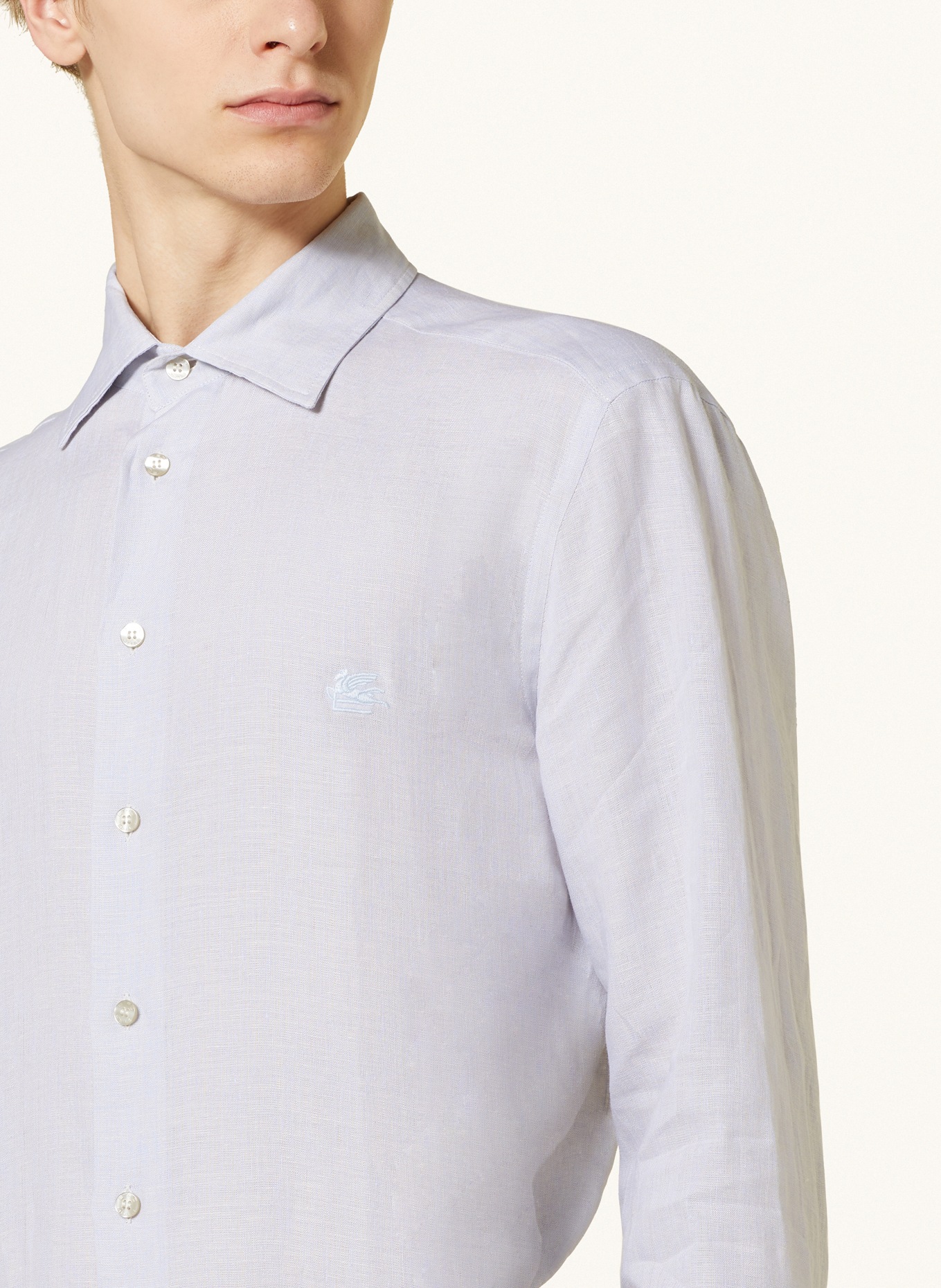 ETRO Leinenhemd Regular Fit, Farbe: HELLBLAU (Bild 4)