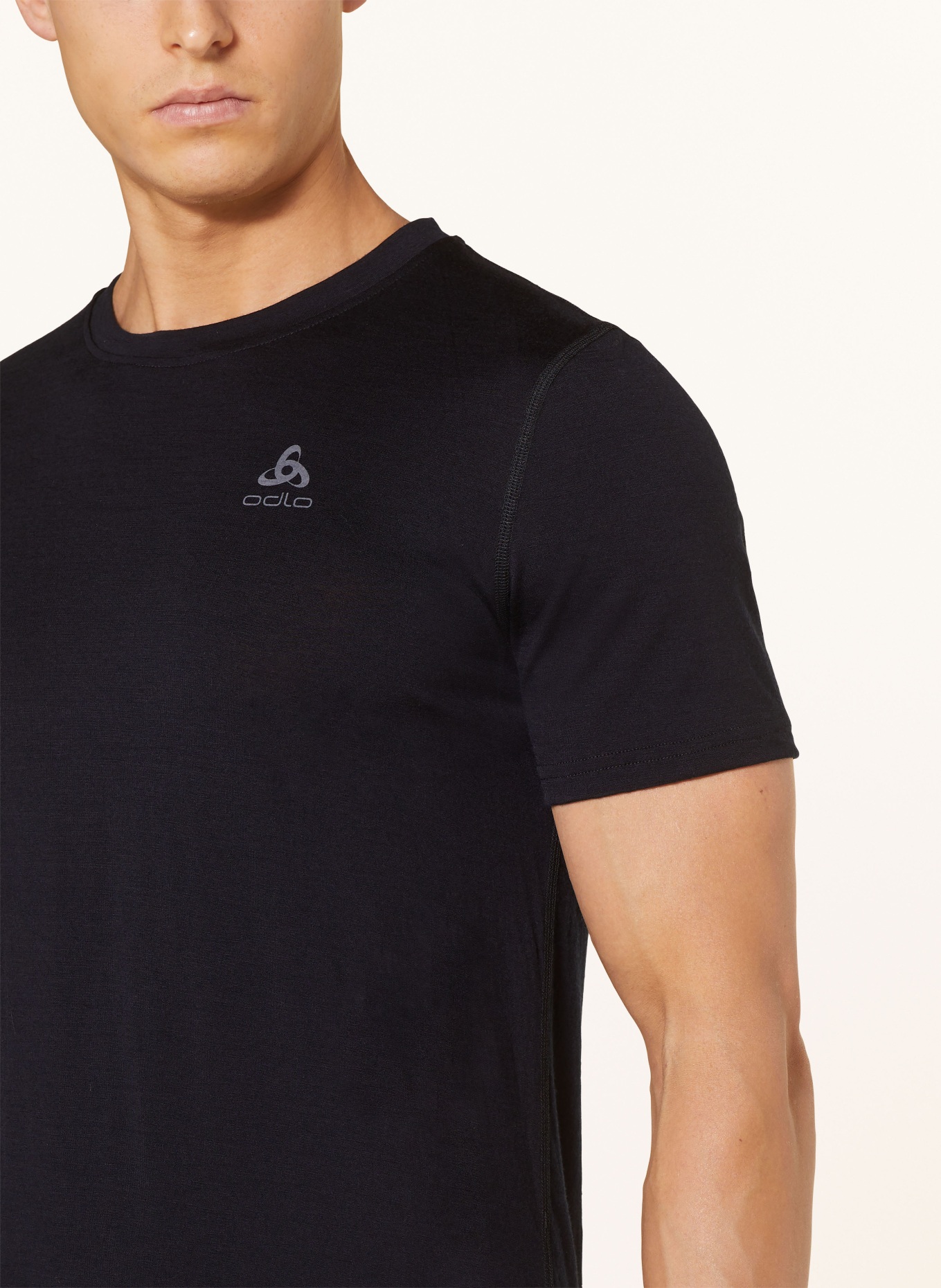 odlo Funkční spodní tričko NATURAL MERINO 160 z merino vlny, Barva: ČERNÁ (Obrázek 4)