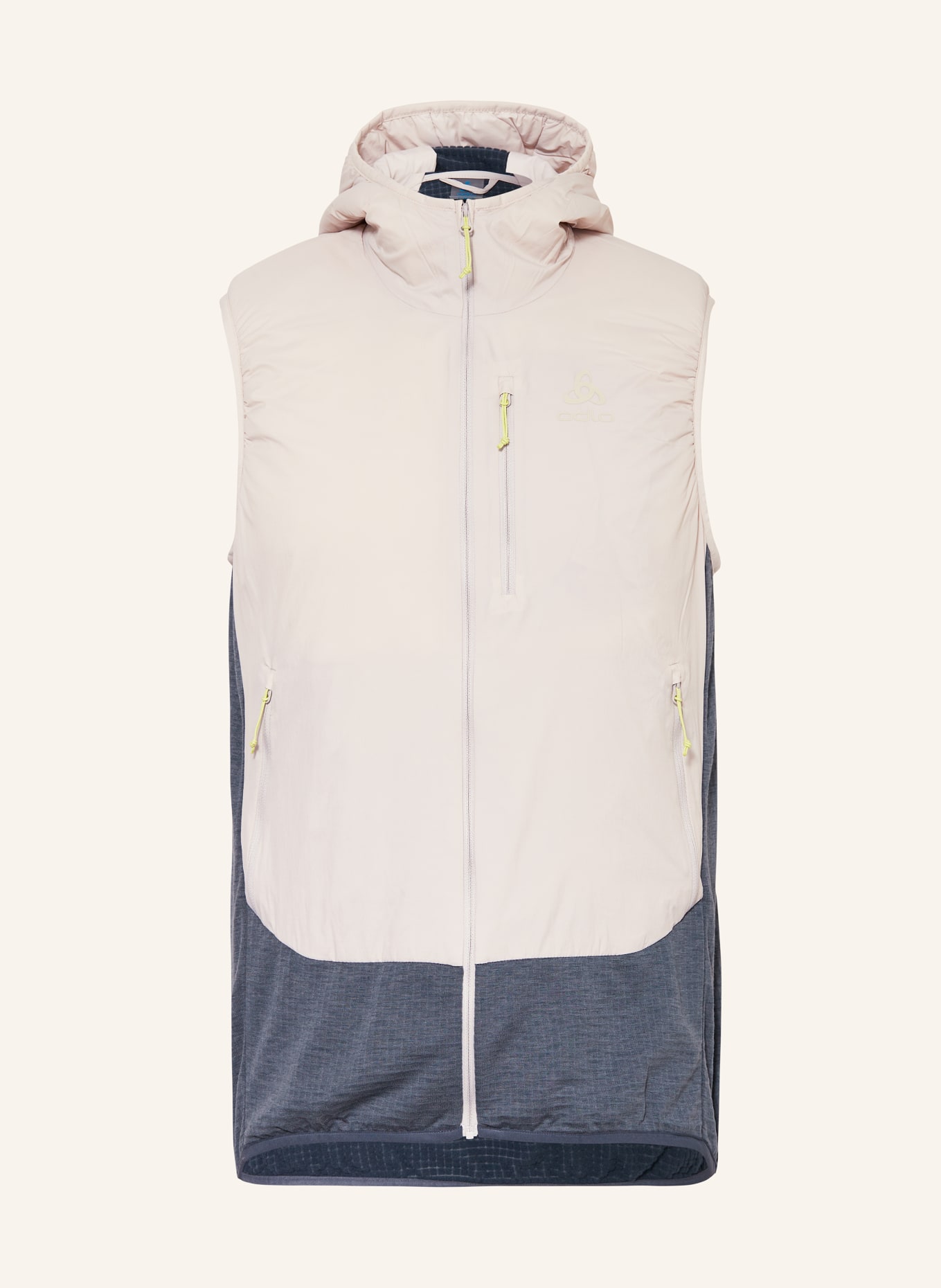odlo Hybrid performance vest ASCENT, Color: BEIGE/ TEAL (Image 1)
