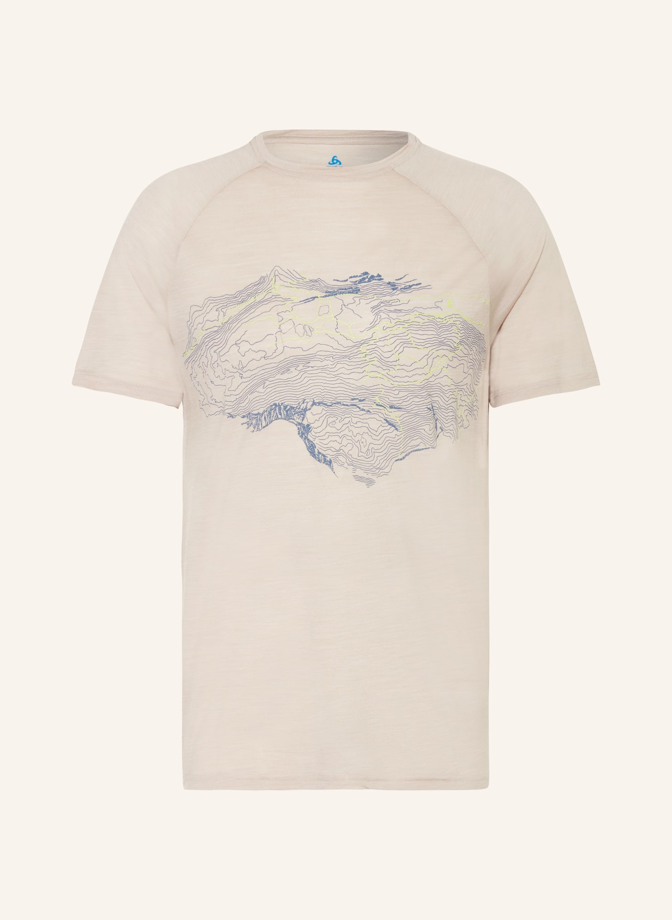 odlo T-Shirt ASCENT mit Merinowolle, Farbe: BEIGE (Bild 1)