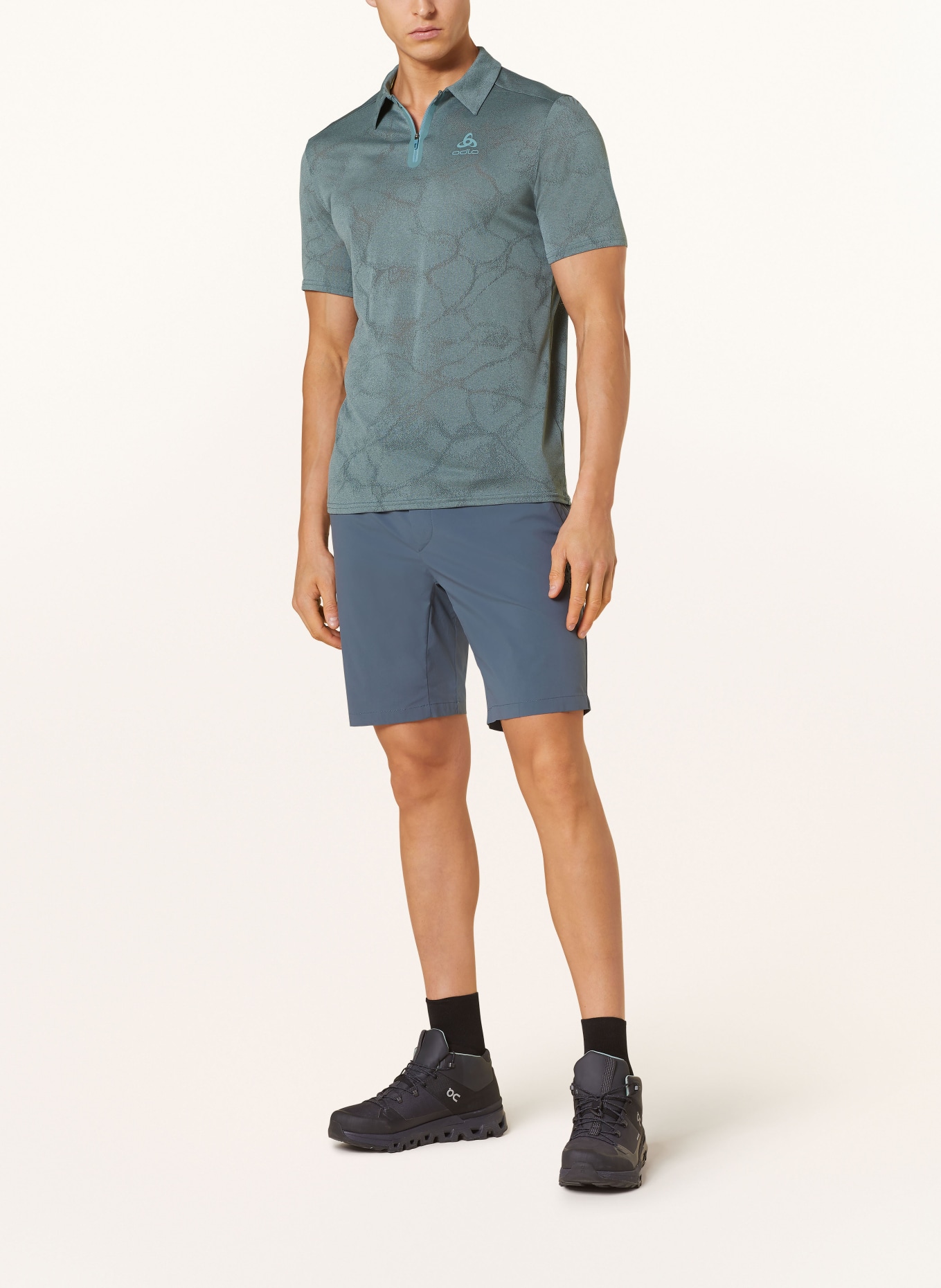 odlo Function polo shirt ASCENT CHILLTEC, Color: TEAL (Image 2)