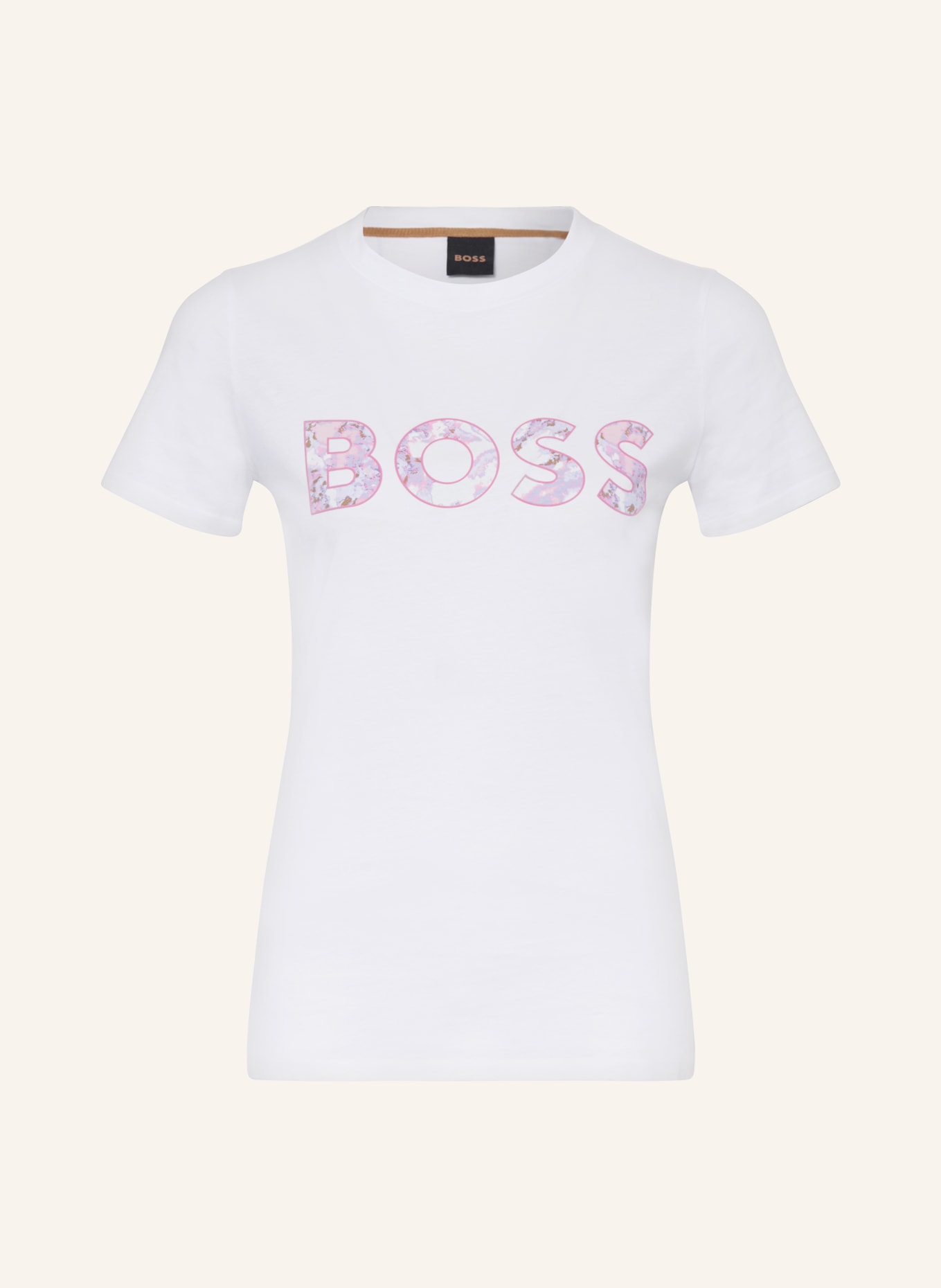 BOSS T-Shirt ELOGO, Color: WHITE (Image 1)