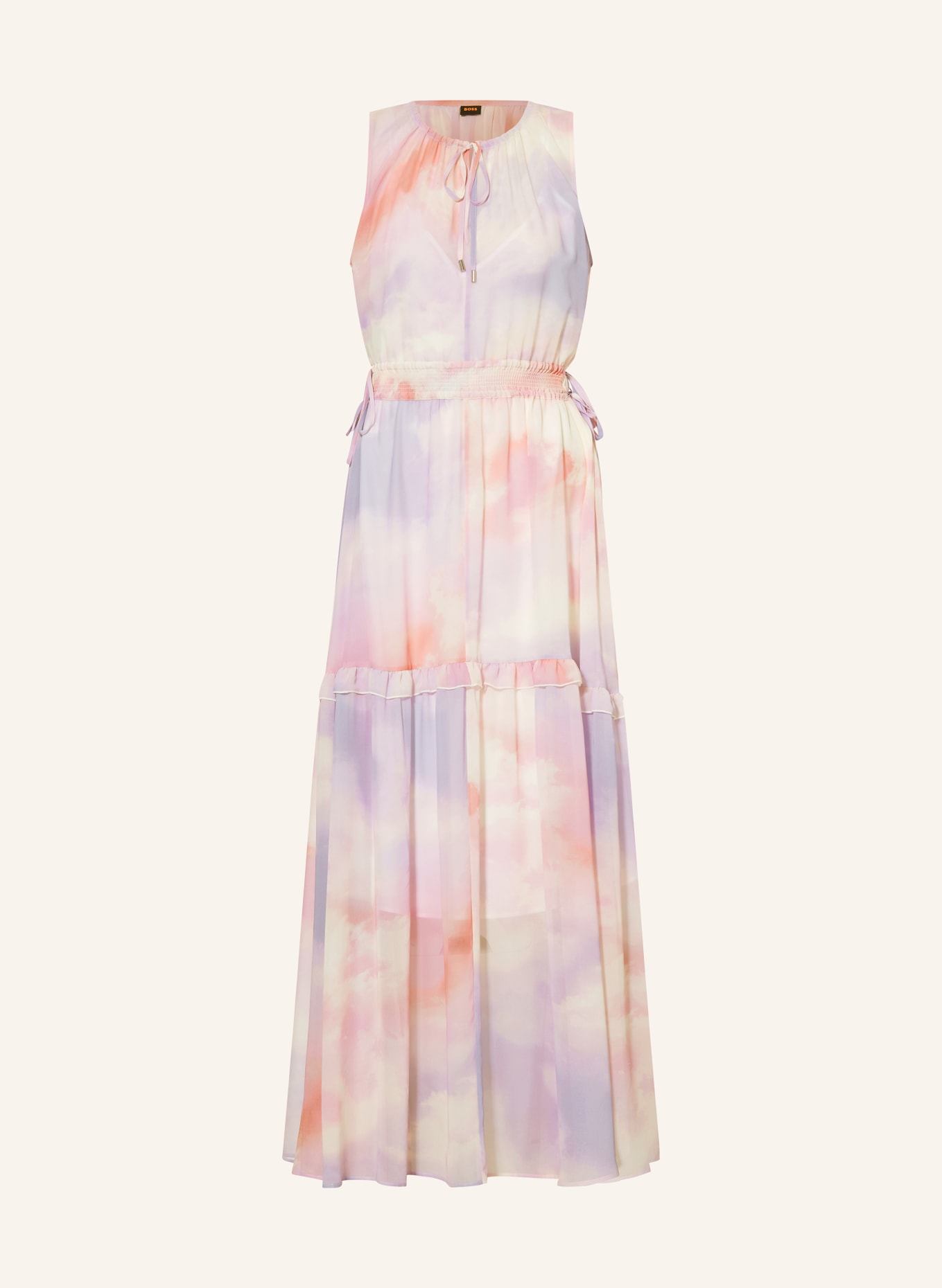 BOSS Dress DELONG, Color: LIGHT PURPLE/ PINK/ ECRU (Image 1)