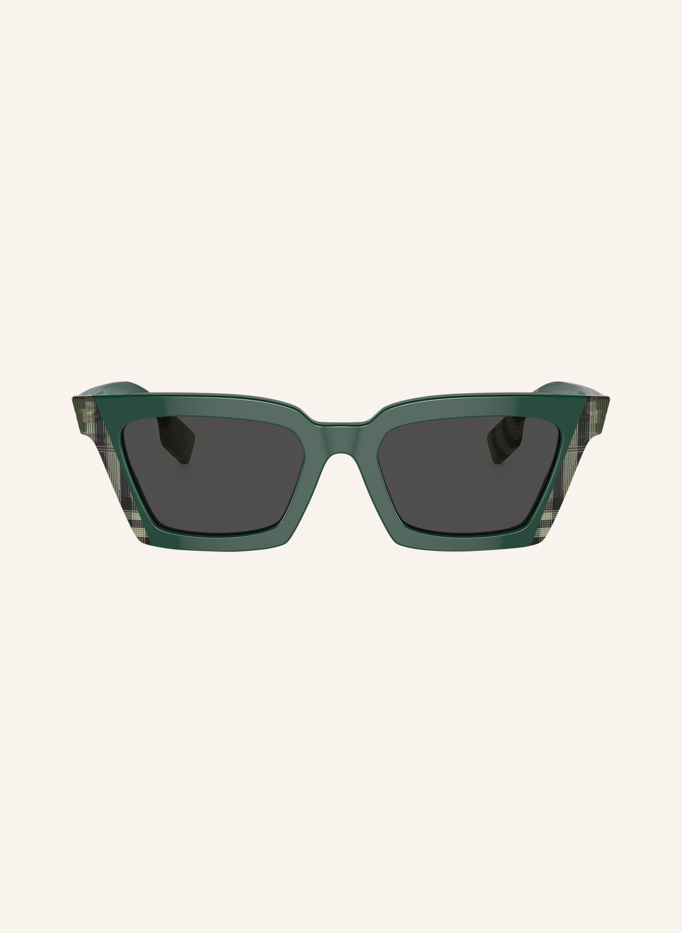BURBERRY Sunglasses BE4392U, Color: 405687 - GREEN/ DARK GRAY (Image 2)