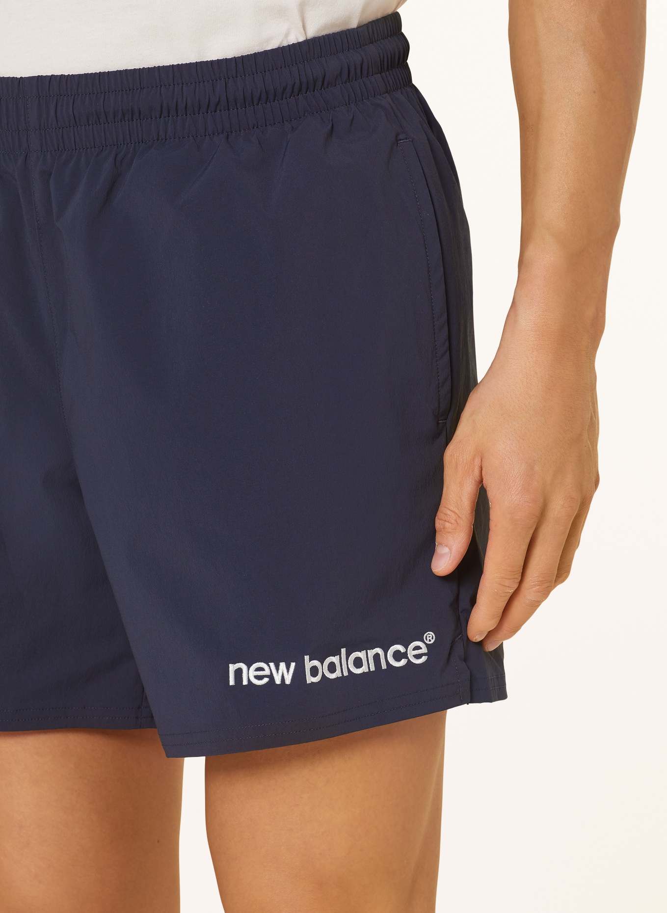 new balance Training shorts ATLETICS STRETCH, Color: DARK BLUE (Image 5)