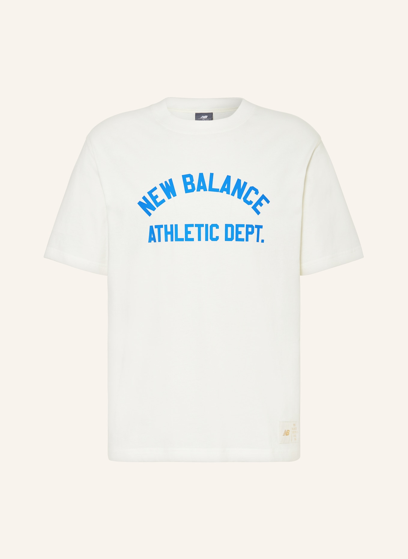 new balance T-shirt, Color: CREAM (Image 1)