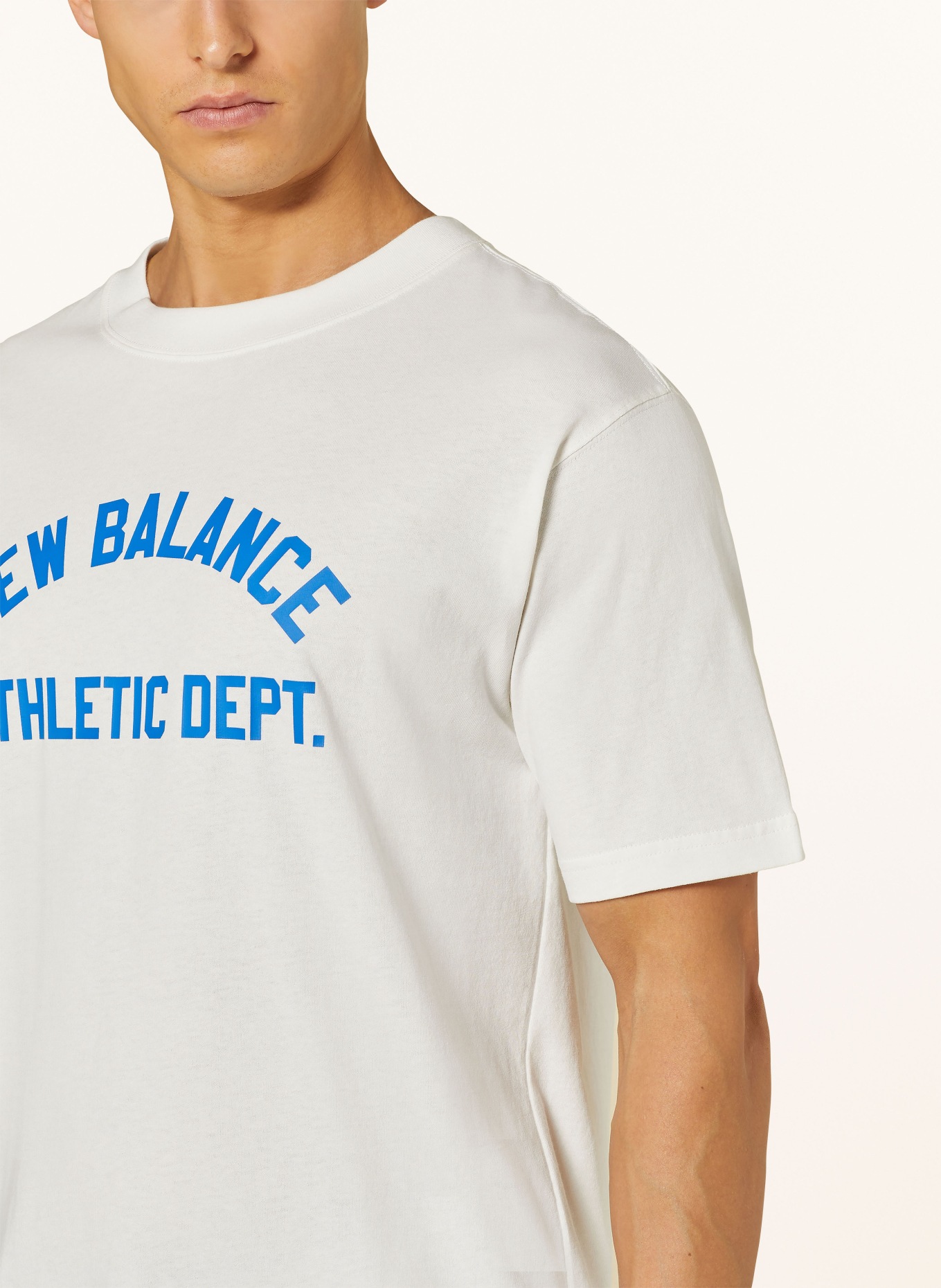 new balance T-shirt, Kolor: KREMOWY (Obrazek 4)
