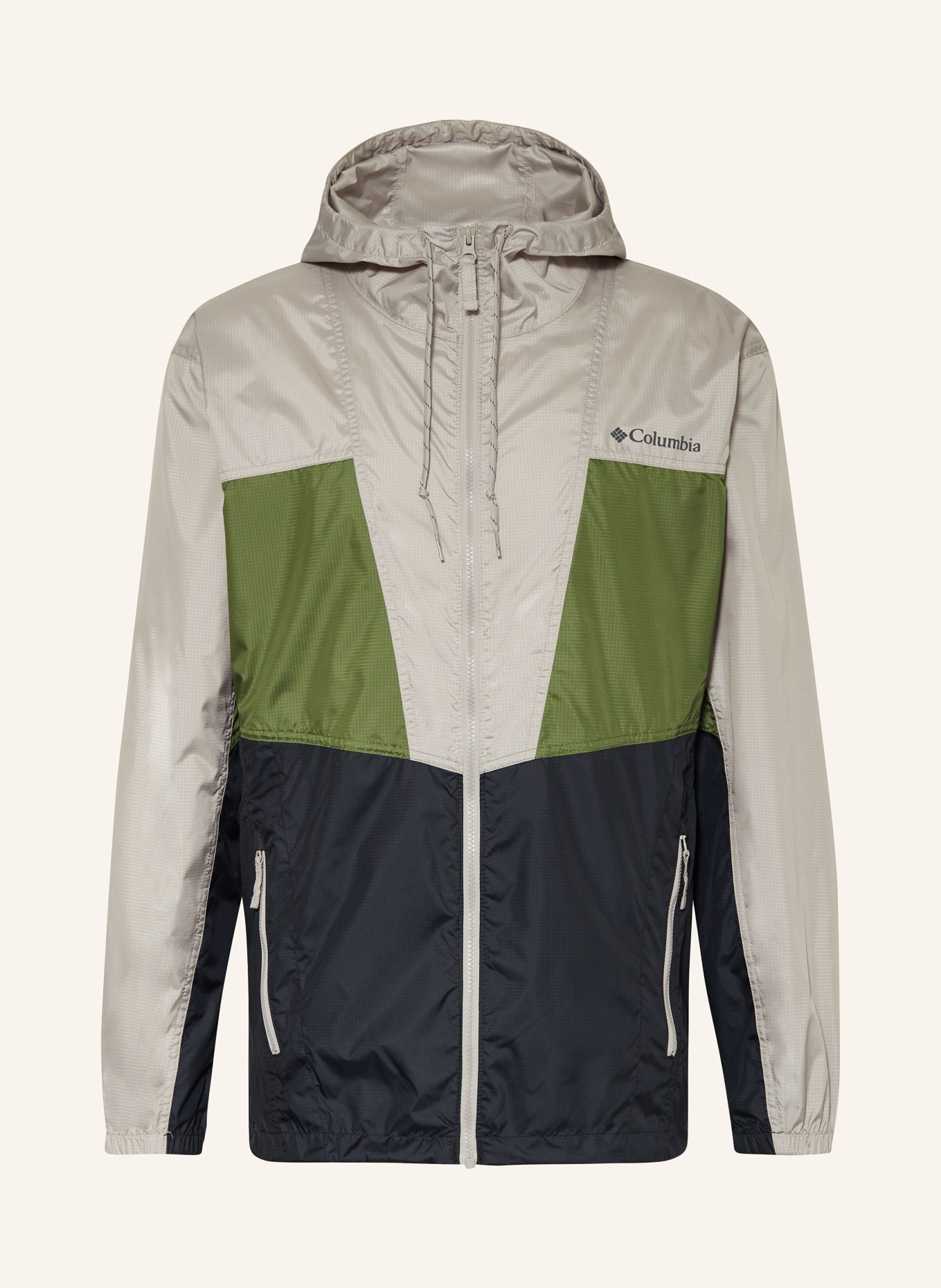 Columbia Outdoor jacket TRAIL TRAVELER™, Color: BLACK/ GREEN/ BEIGE (Image 1)