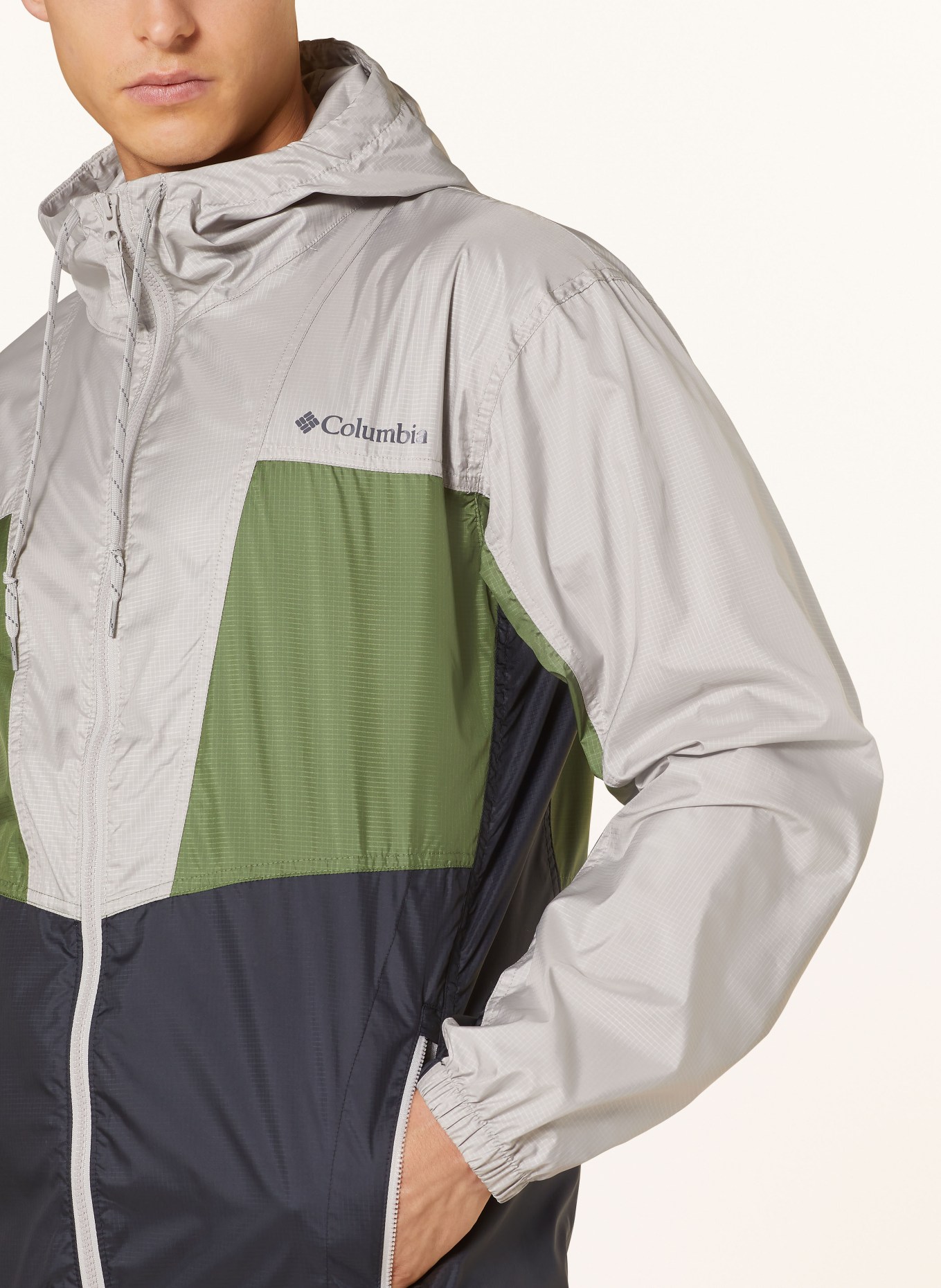 Columbia Outdoor jacket TRAIL TRAVELER™, Color: BLACK/ GREEN/ BEIGE (Image 5)