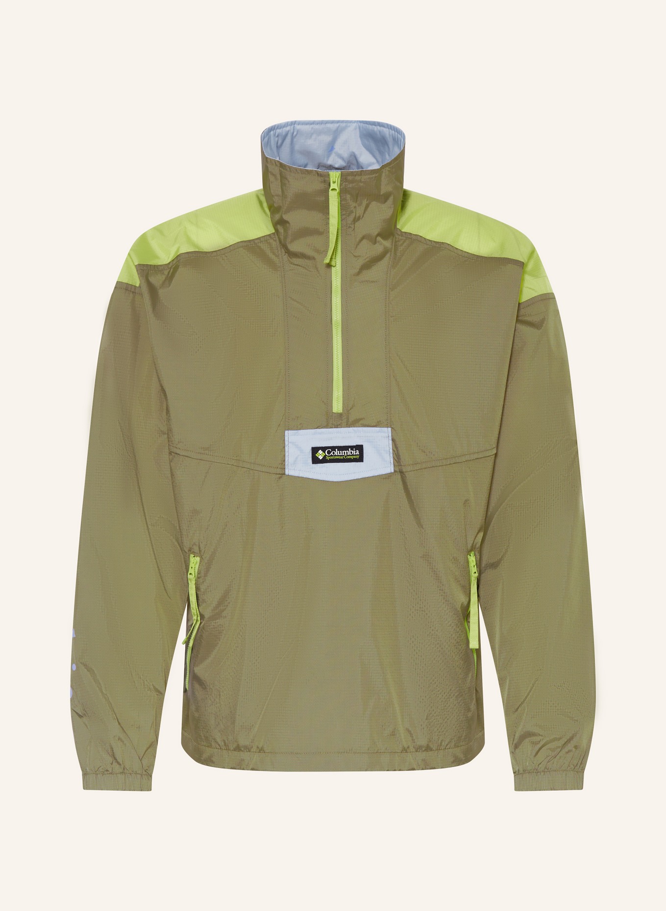 Columbia Anorak jacket RIPTIDE, Color: DARK GREEN/ LIGHT GREEN (Image 1)