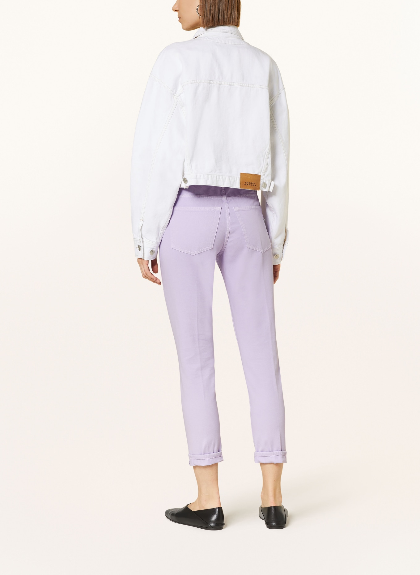 Dondup Trousers MILA, Color: LIGHT PURPLE (Image 3)