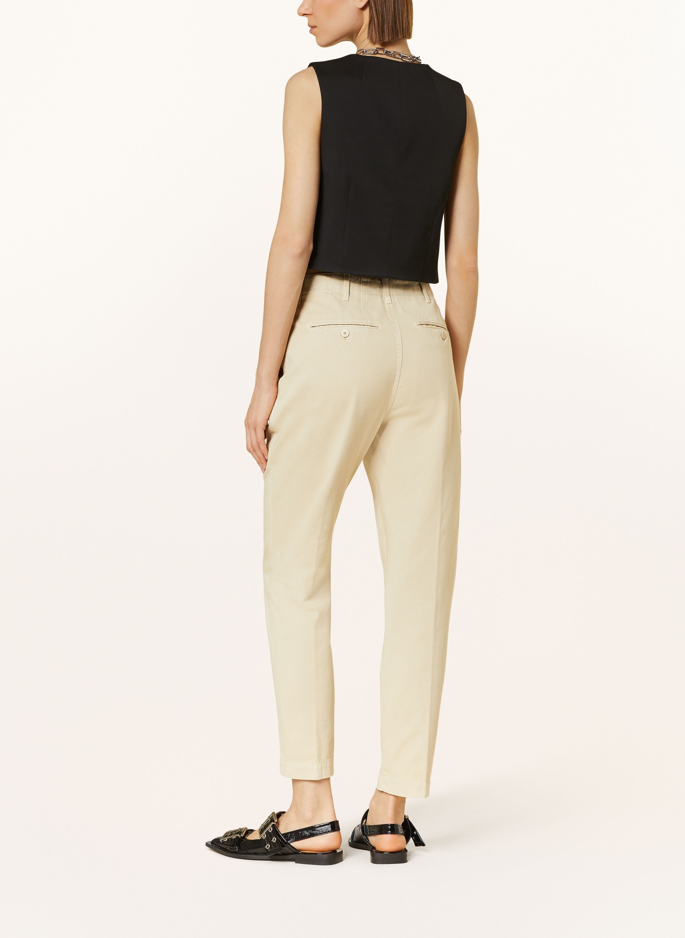Dondup Trousers JANIS, Color: 042 ecru sand (Image 3)