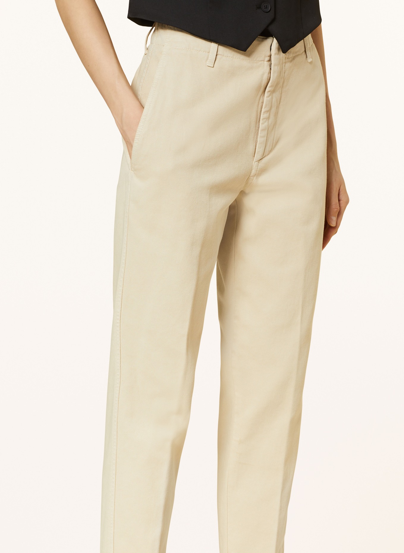Dondup Trousers JANIS, Color: 042 ecru sand (Image 5)