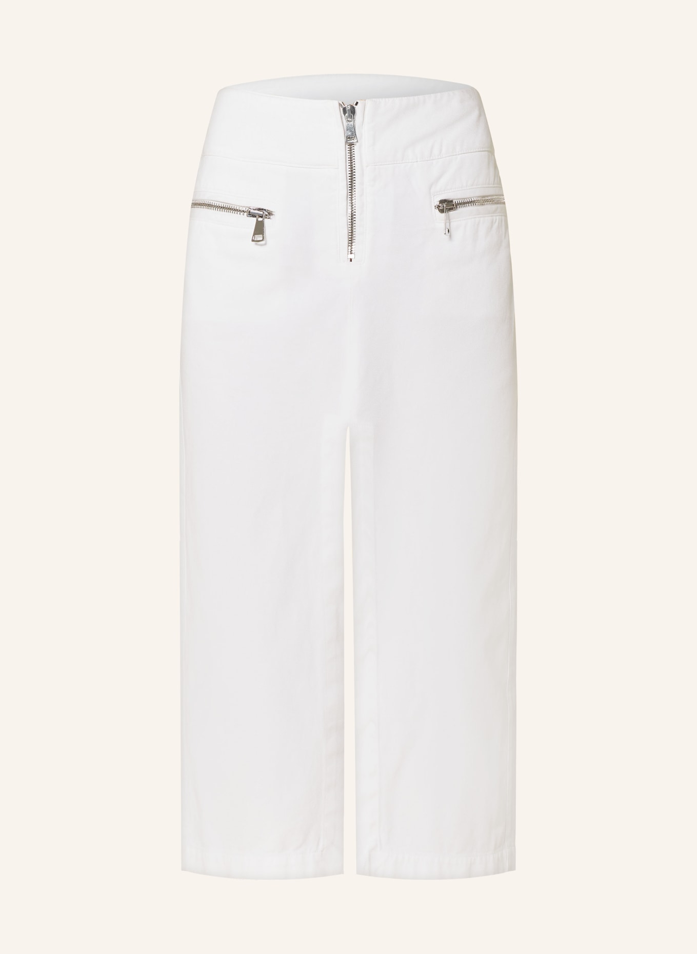 Dondup Denim skirt, Color: WHITE (Image 1)
