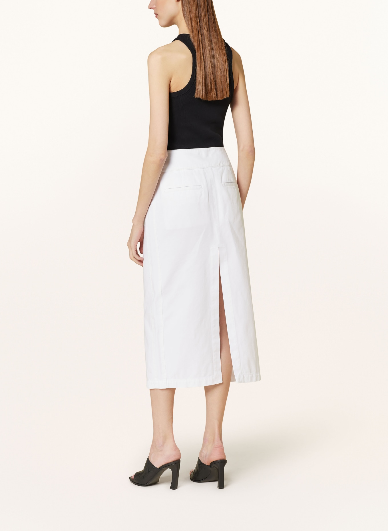 Dondup Denim skirt, Color: WHITE (Image 3)