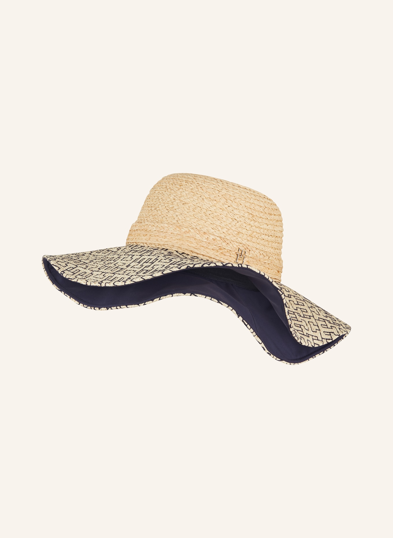 TOMMY HILFIGER Straw hat, Color: LIGHT BROWN/ BLUE (Image 1)